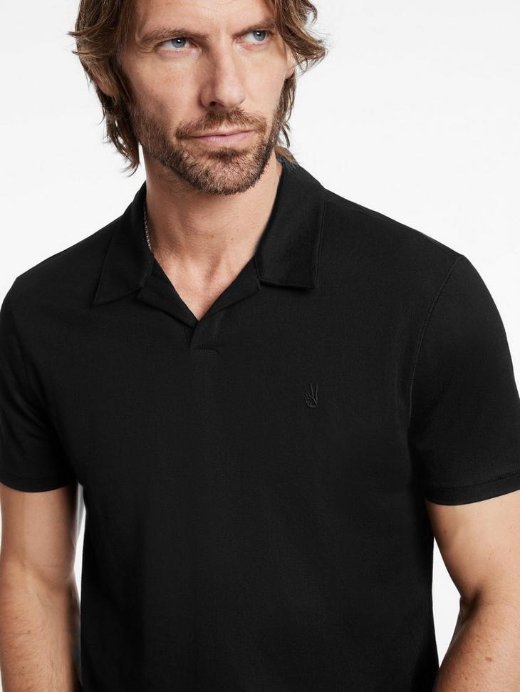 John Varvatos Short Sleeve Pique Polo Product Image