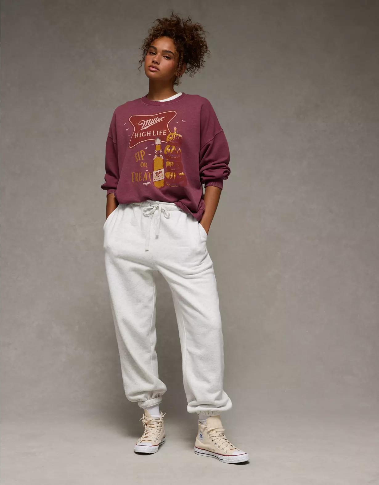 AE Halloween Graphic Sweatshirt Product Image