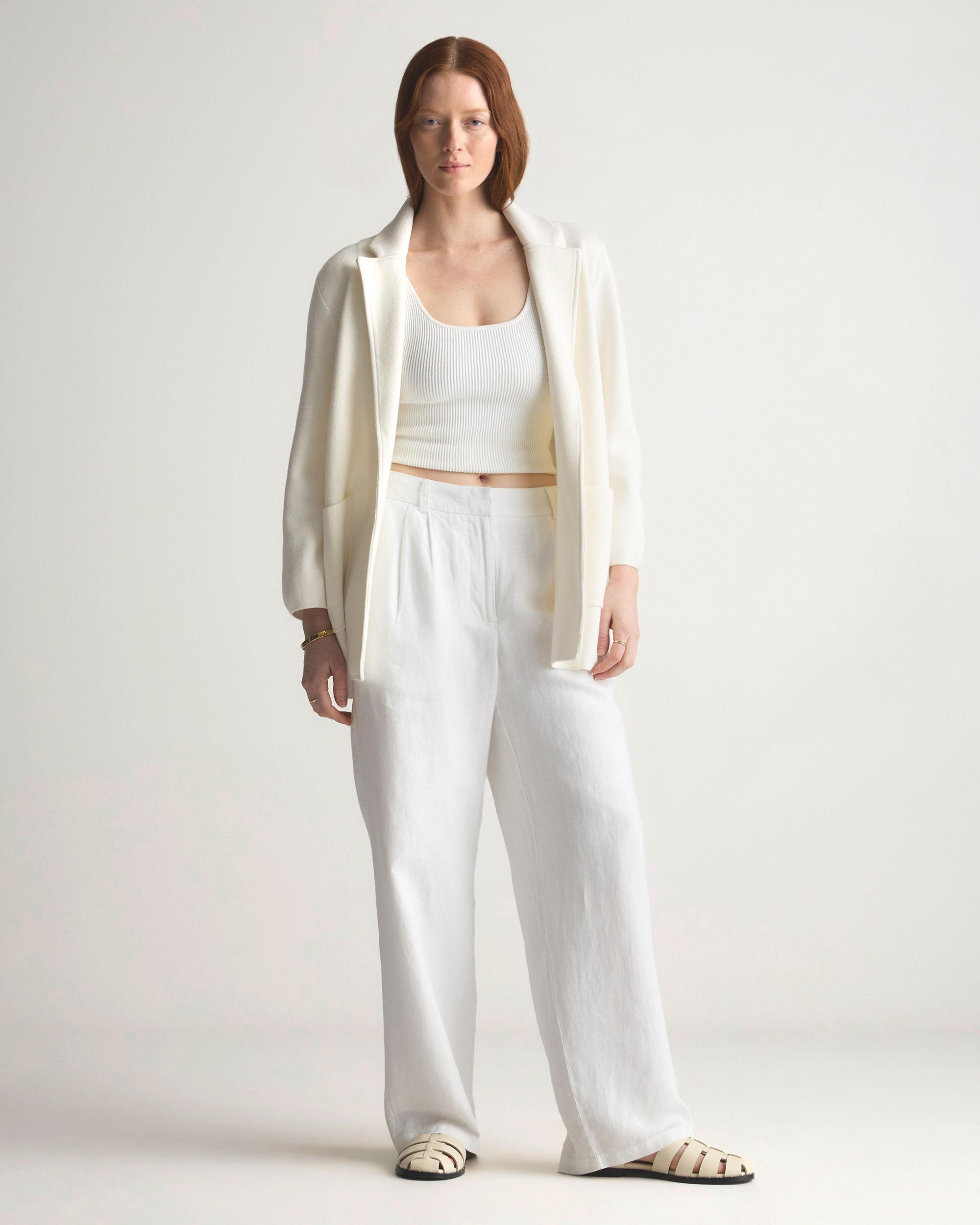 Quince | Women's Knit Blazer Organic Cotton Product Image