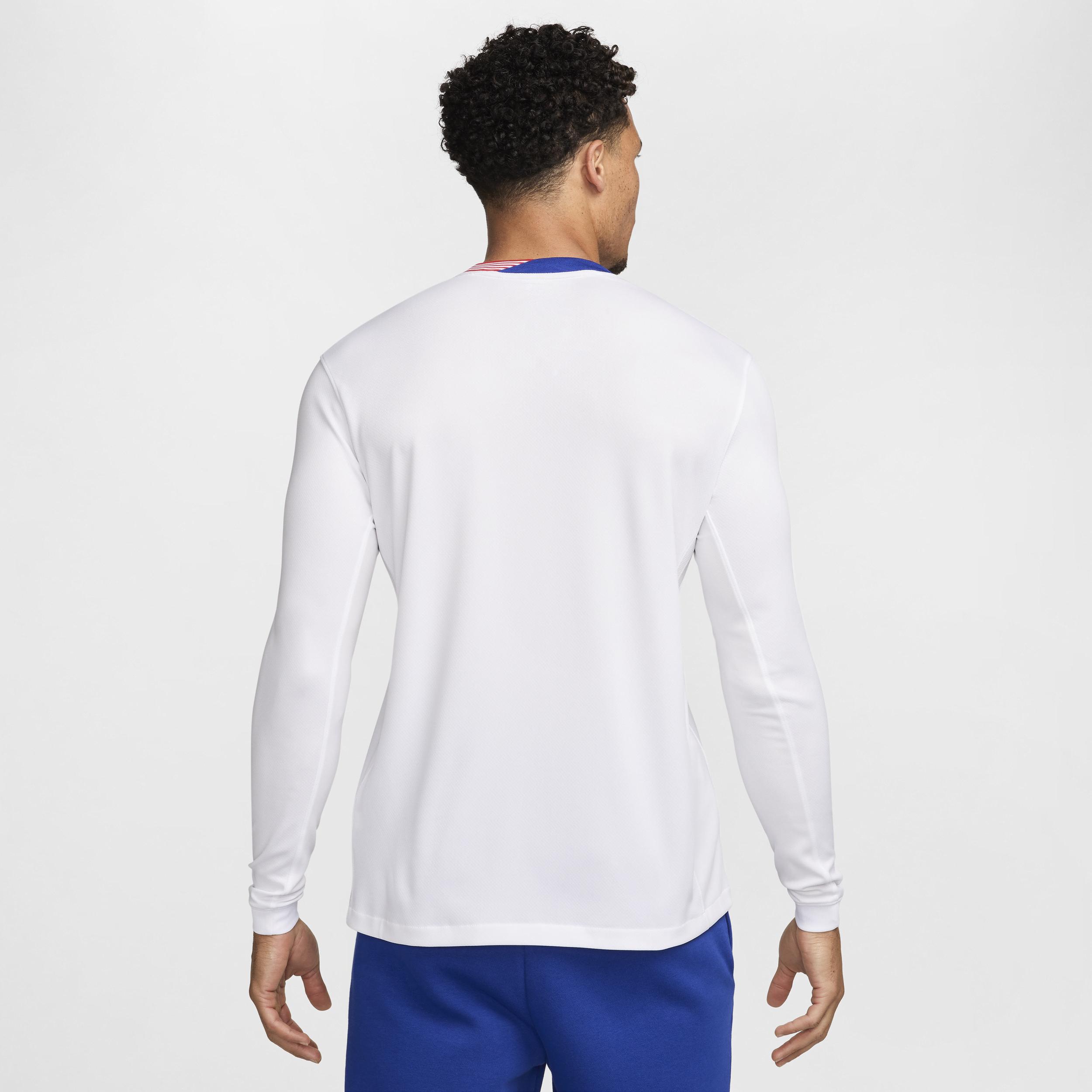 USMNT 2024 Stadium Home Nike Mens Dri-FIT Soccer Long-Sleeve Replica Jersey | FJ1264-100 Product Image