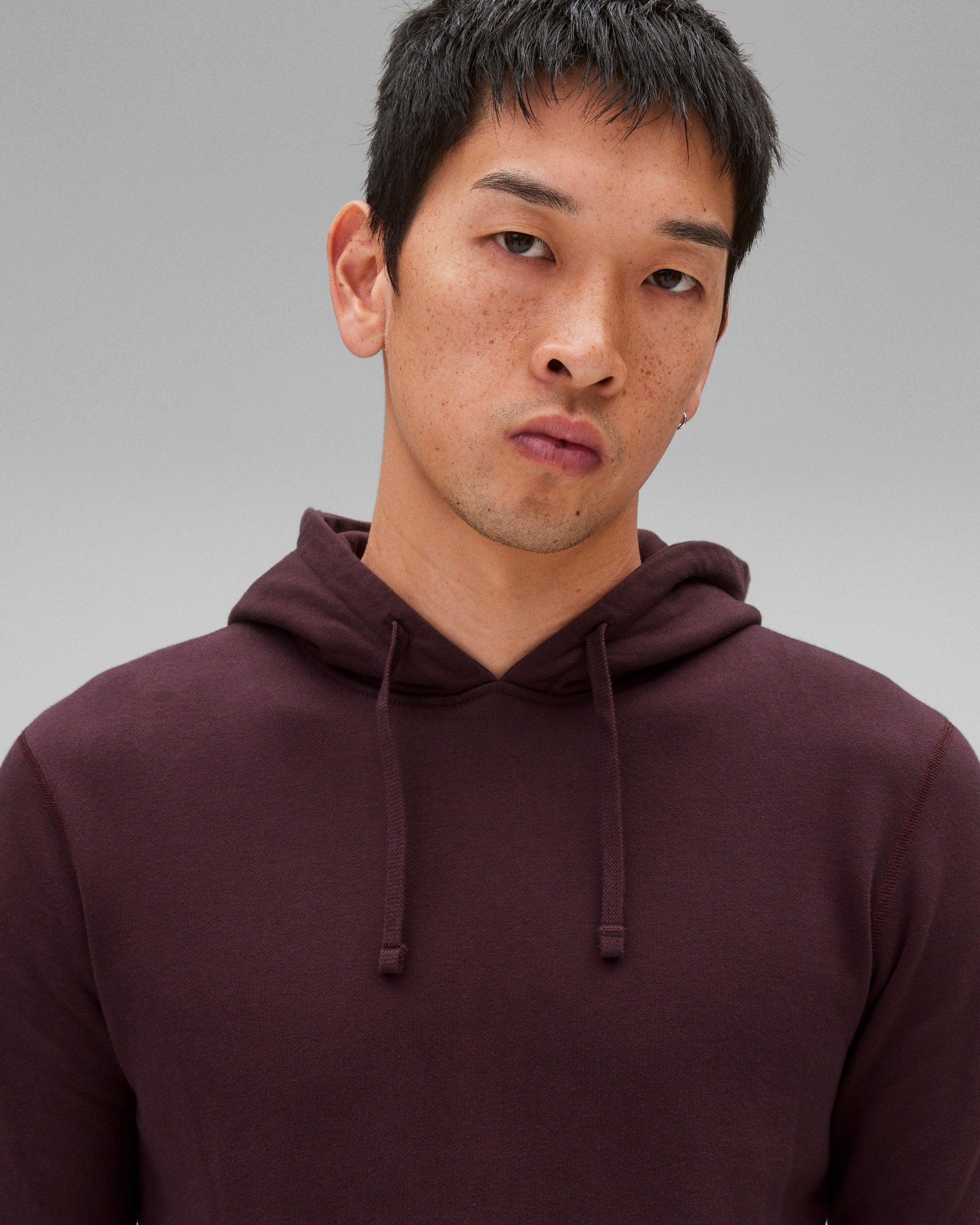Midweight Terry Slim Hoodie Male Product Image