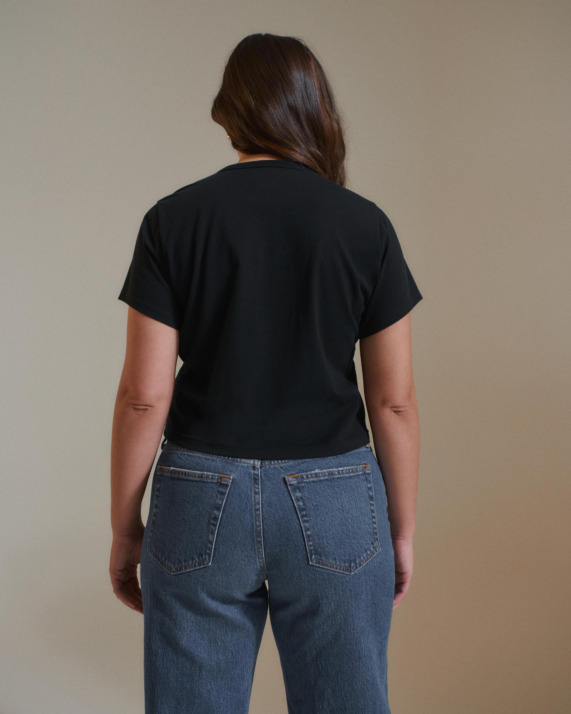 Essential Polished Body-Skimming Tee Product Image