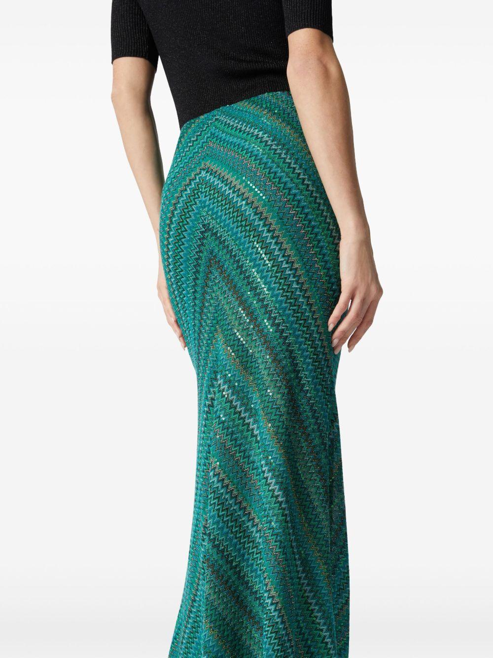 Zigzag maxi skirt Product Image