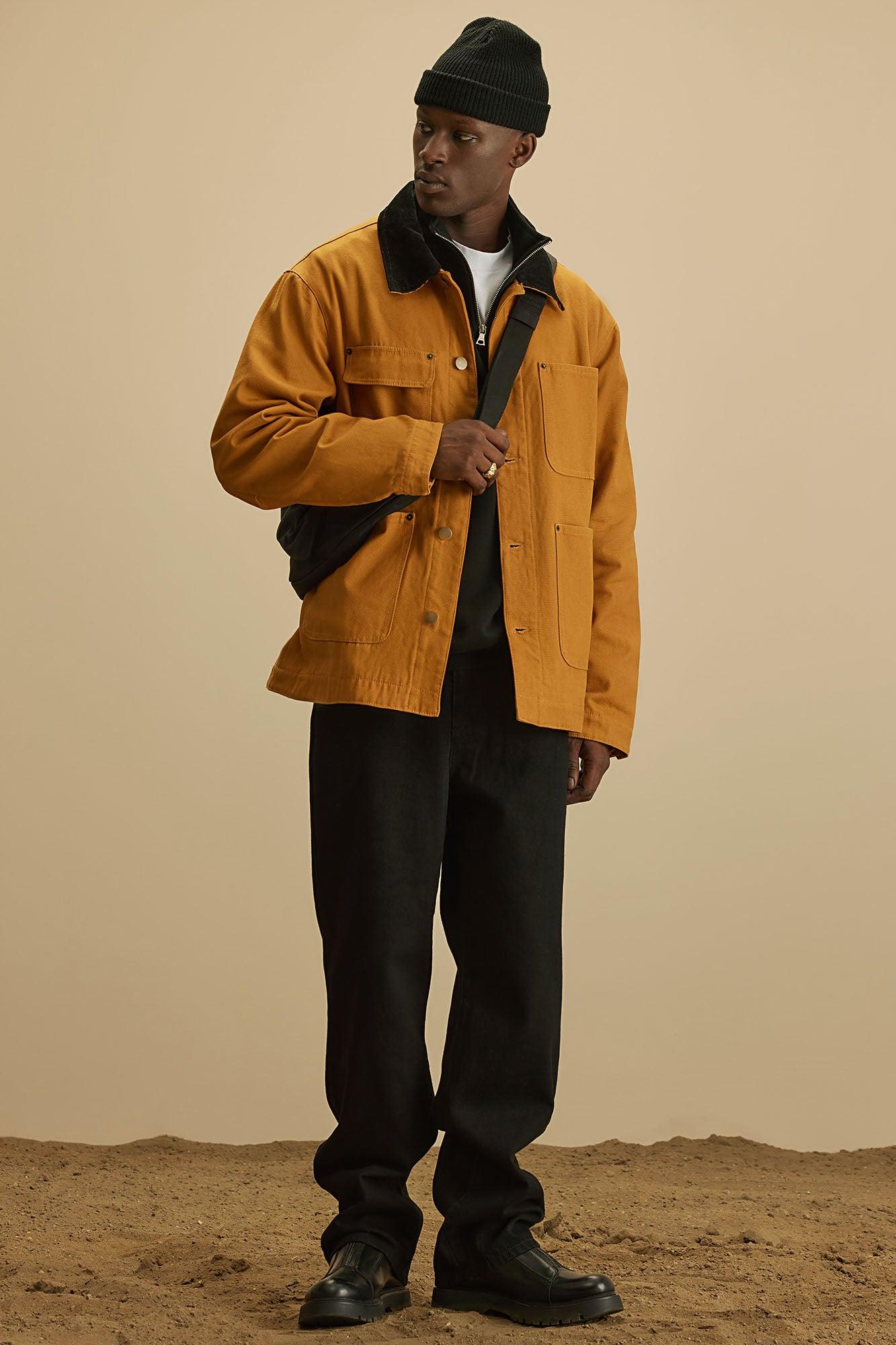 Alexander Utility Canvas Chore Jacket - Tan Product Image
