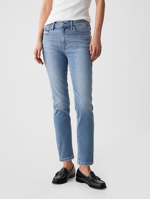Mid Rise Vintage Slim Jeans Product Image