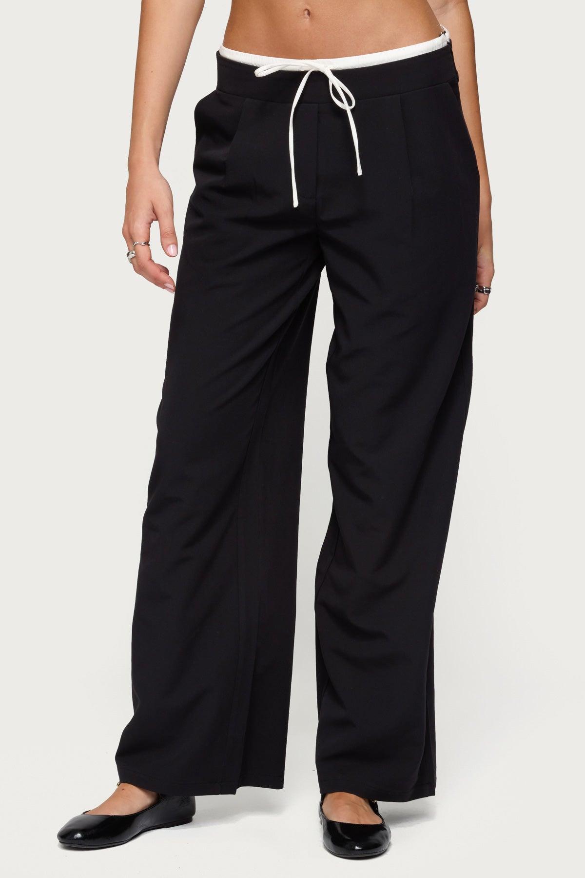 Peekaboo Drawstring Pants Product Image