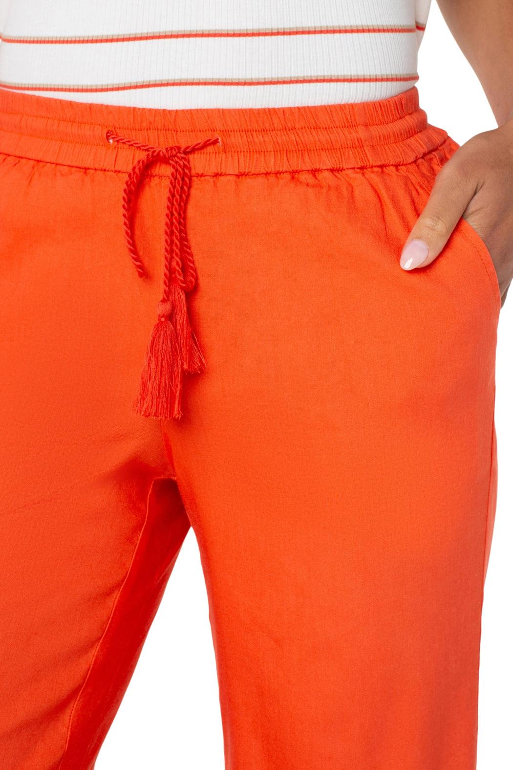 Clementine Drawstring Wide Leg Pants Product Image