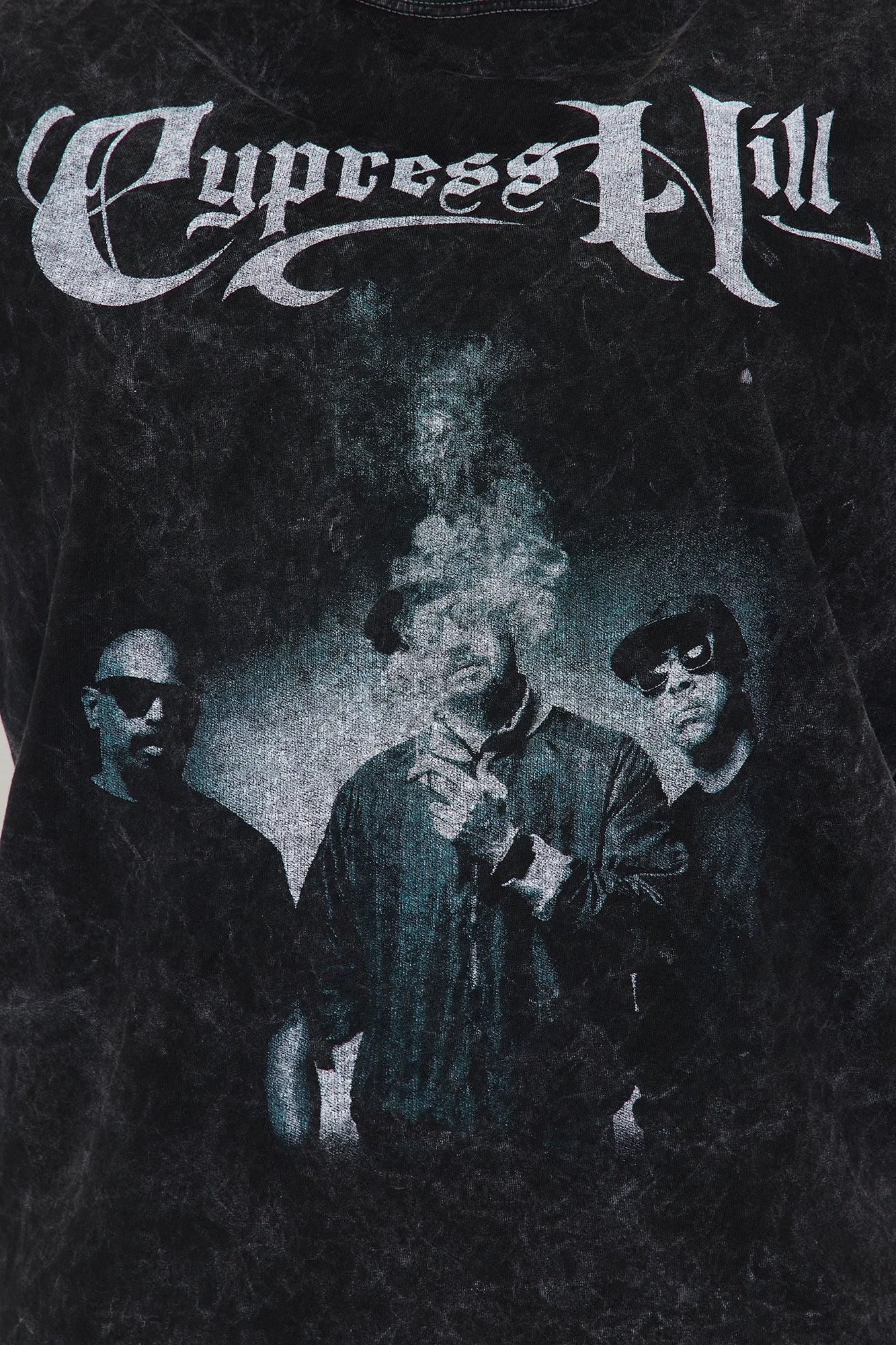 Cypress Hill Washed Oversized Tee - Black Female Product Image