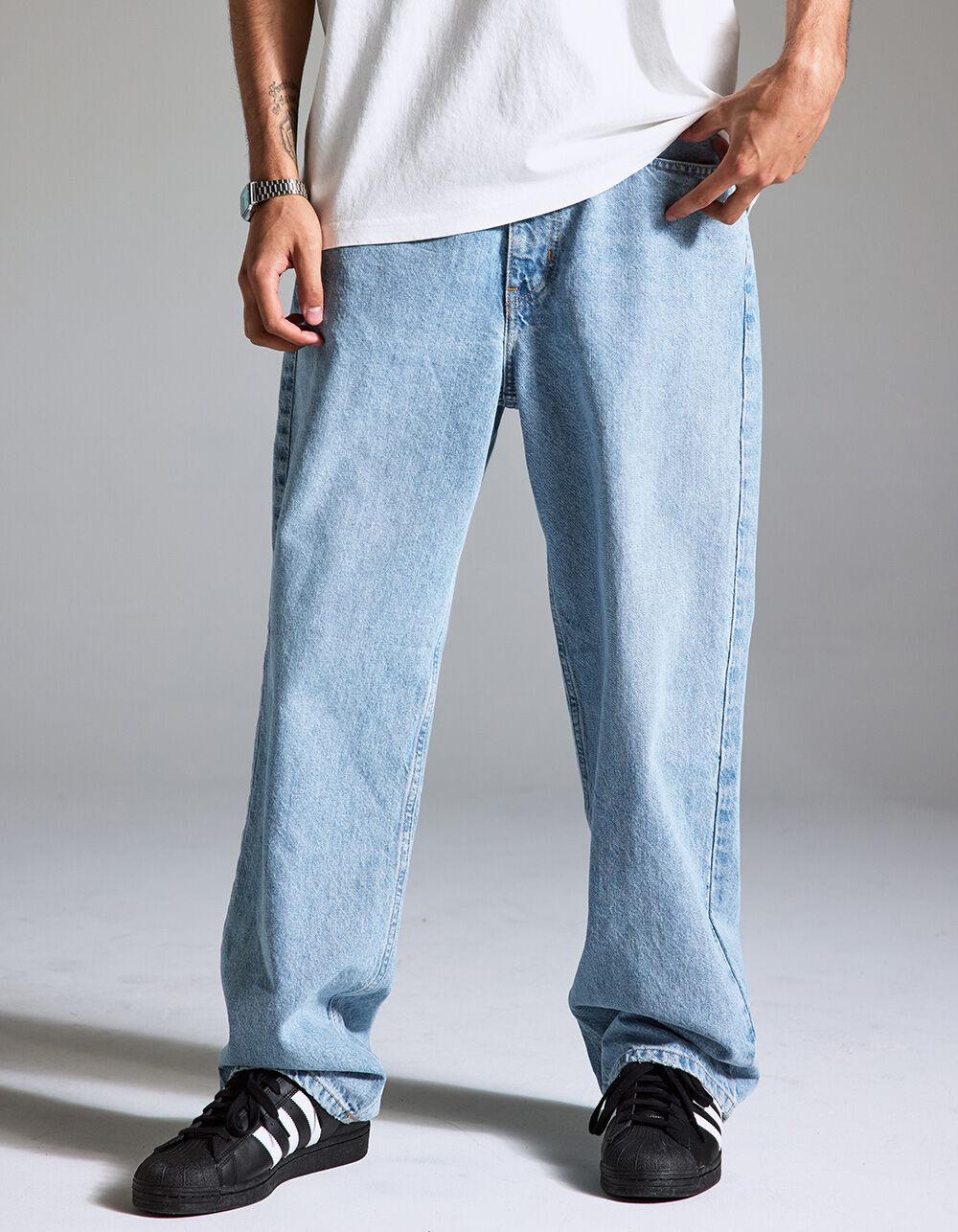 RSQ Mens Baggy Jeans - LIGHT WASH Product Image