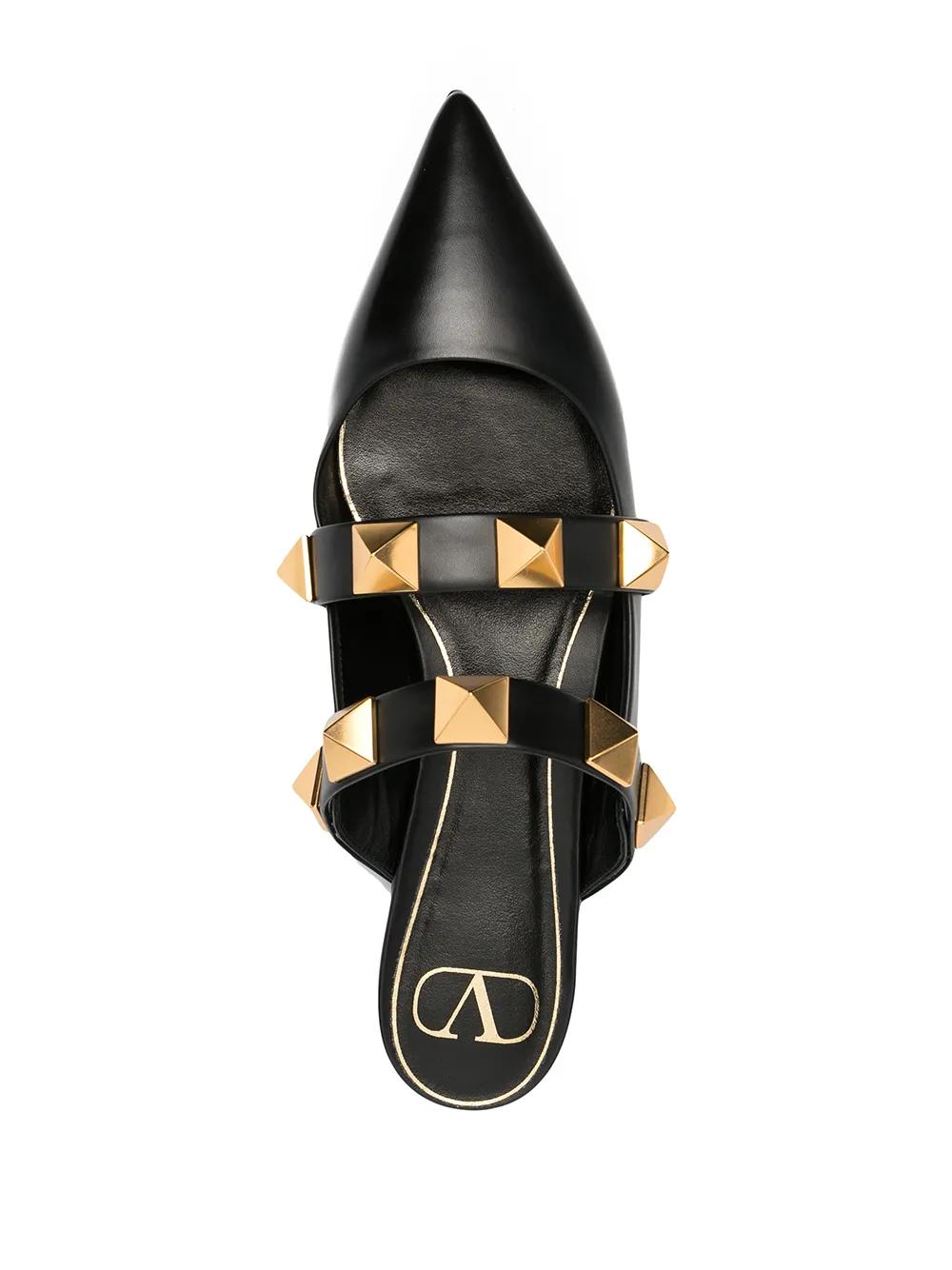 Roman Stud flat mules  Product Image