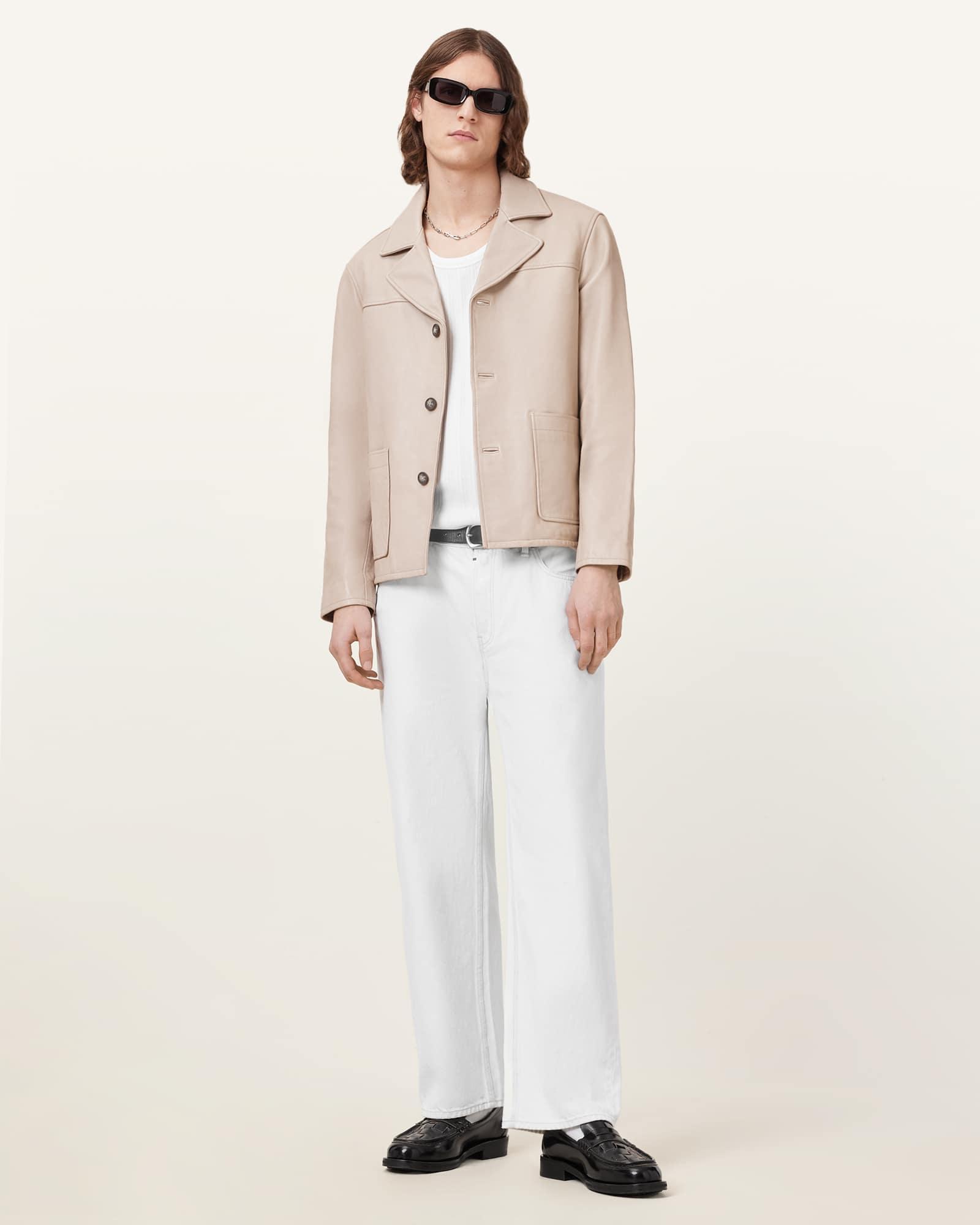 Luca Leather Blazer Product Image