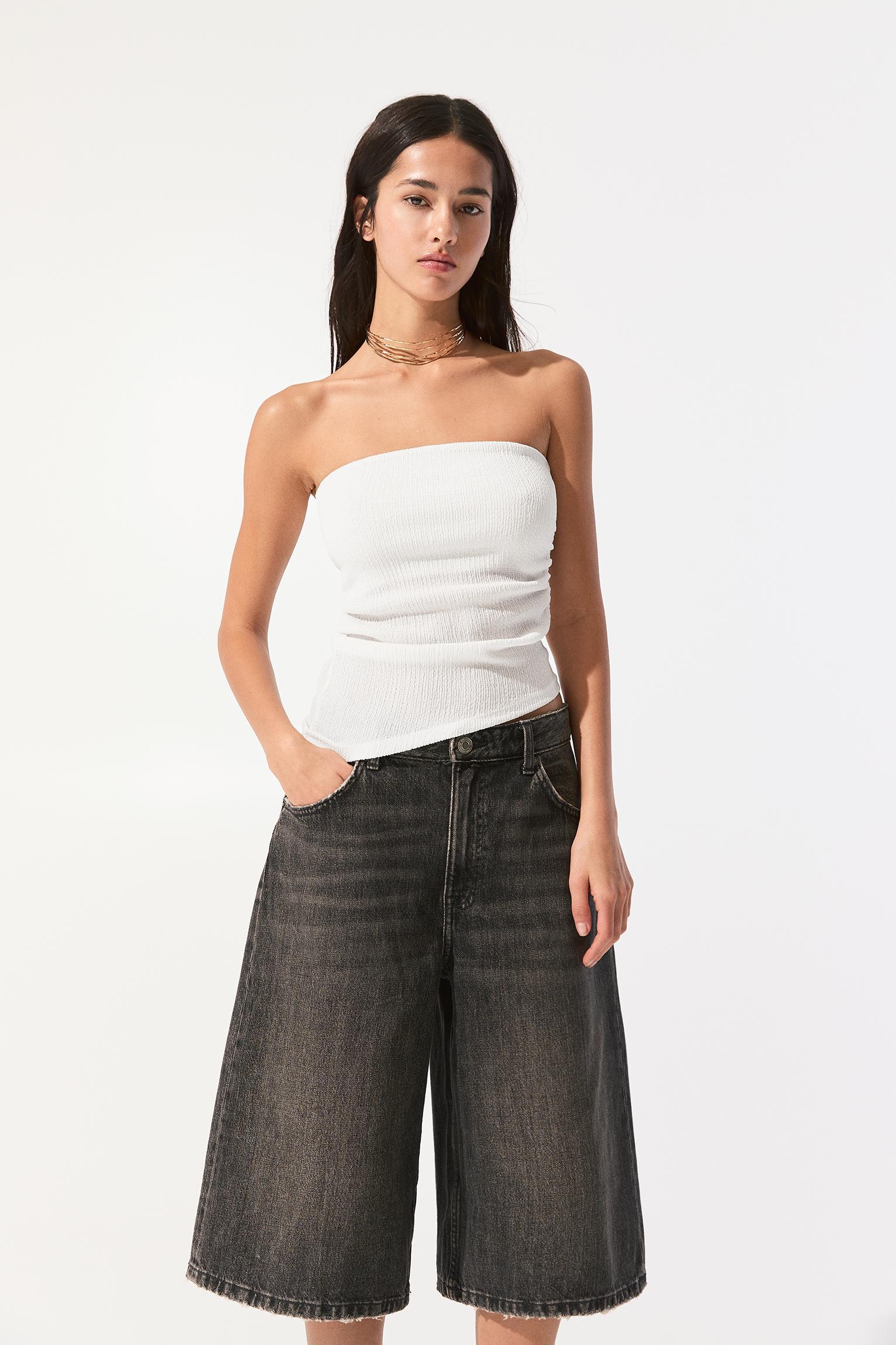 Asymmetric bandeau top Product Image