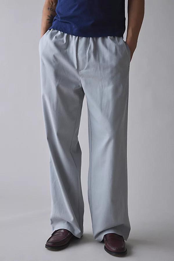 Urban Outfitters UO Pinstripe Pull-On Trouser Pant Mens at Urban Outfitters Product Image