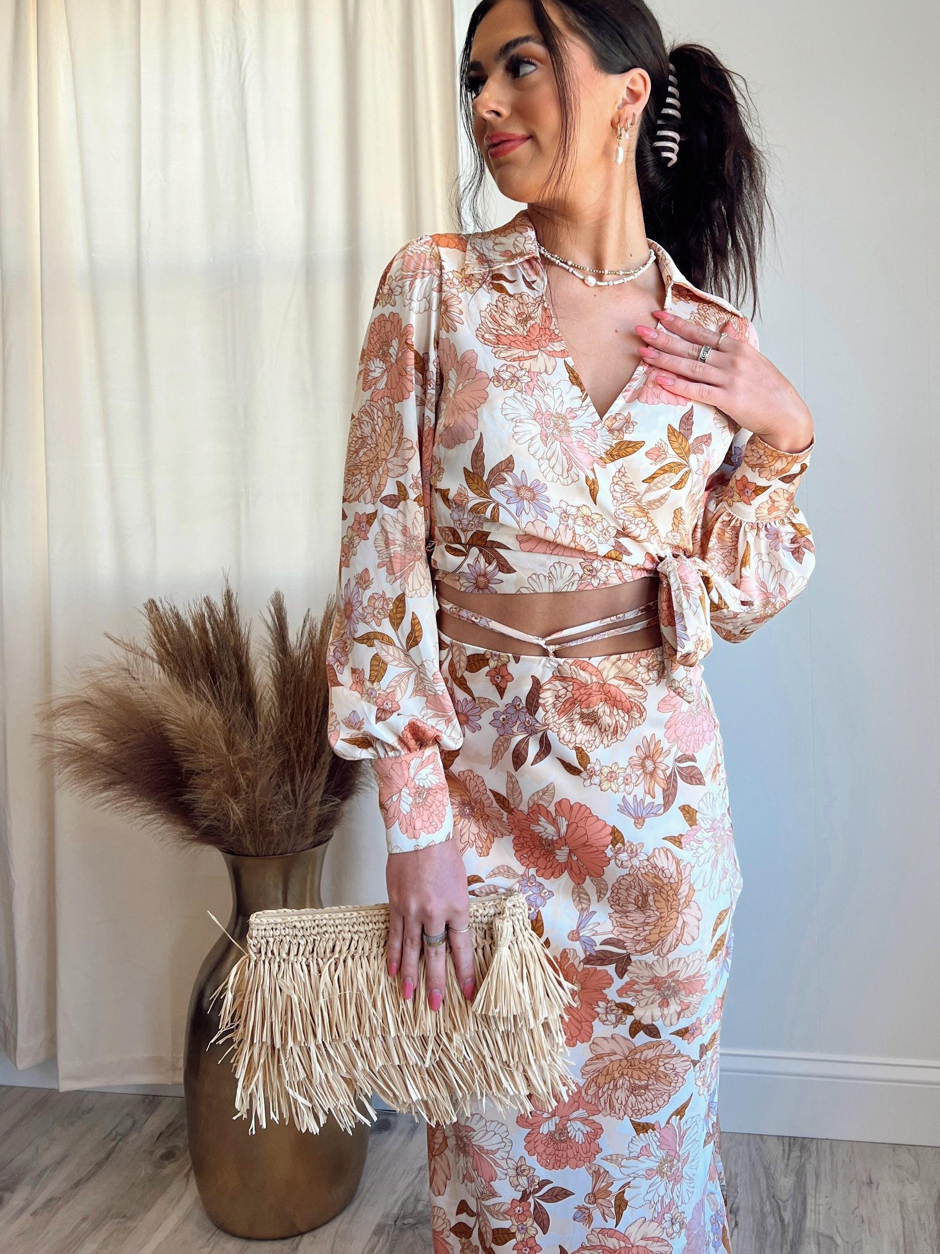 En Saison Risa Midi Skirt | FINAL SALE Product Image