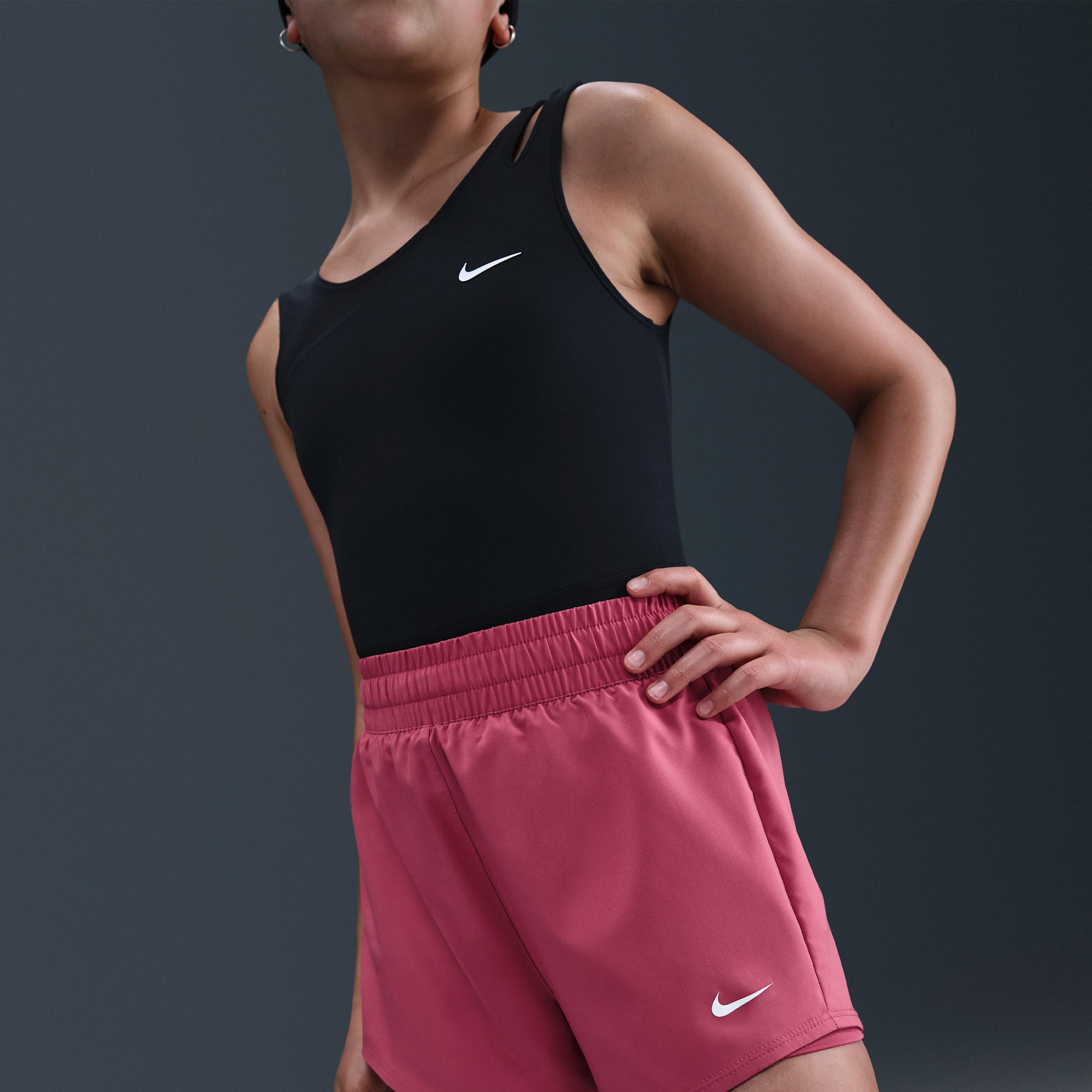 Nike Womens One Girls Dri-FIT 3 2-in-1 Shorts | HF8237-634 Product Image