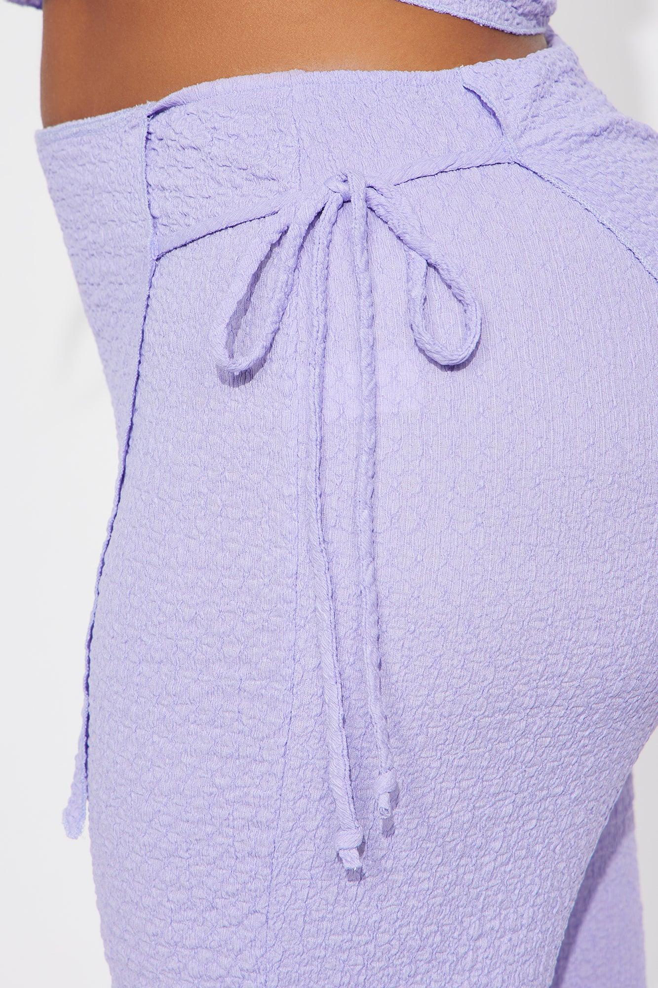 Emory Textured Pant Set - Lavender Female Product Image