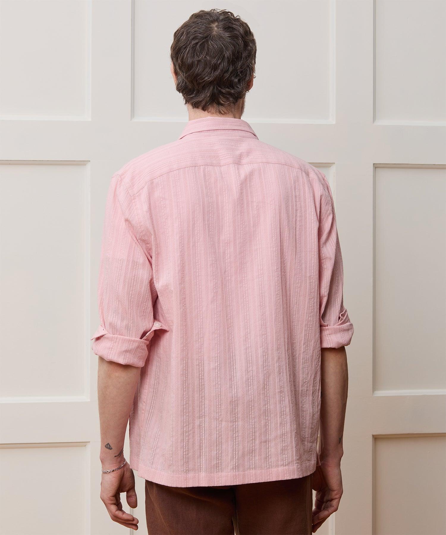 Cotton Jacquard Overshirt Product Image