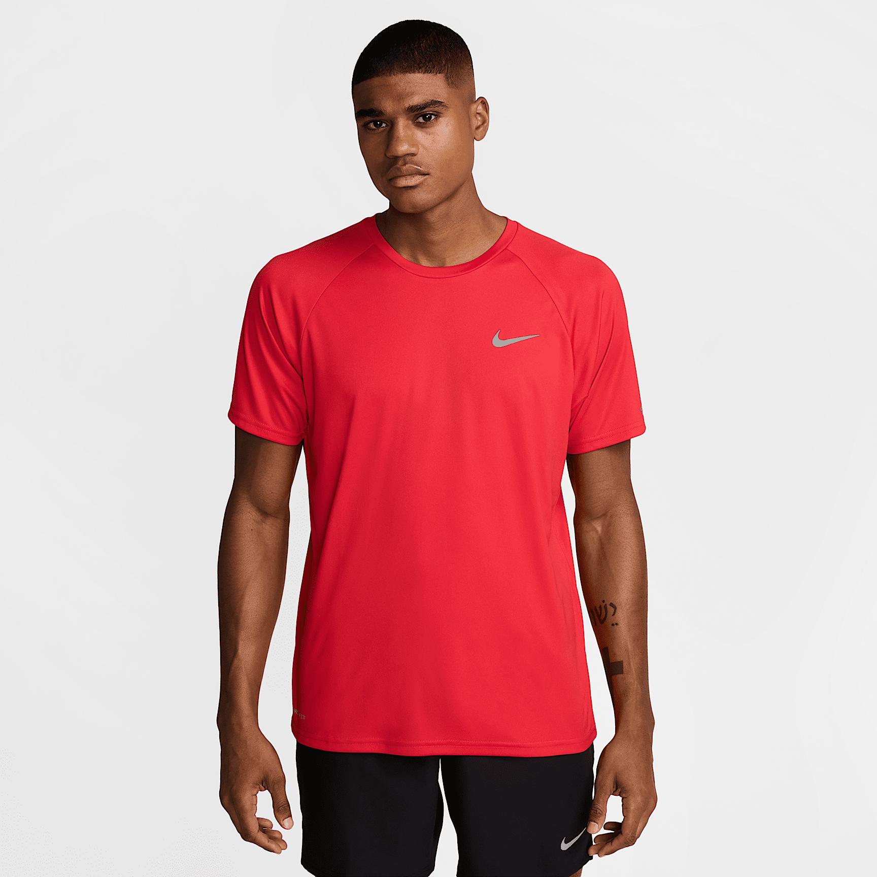 Nike Essential Men's Short-Sleeve Hydroguard Swim Shirt Product Image