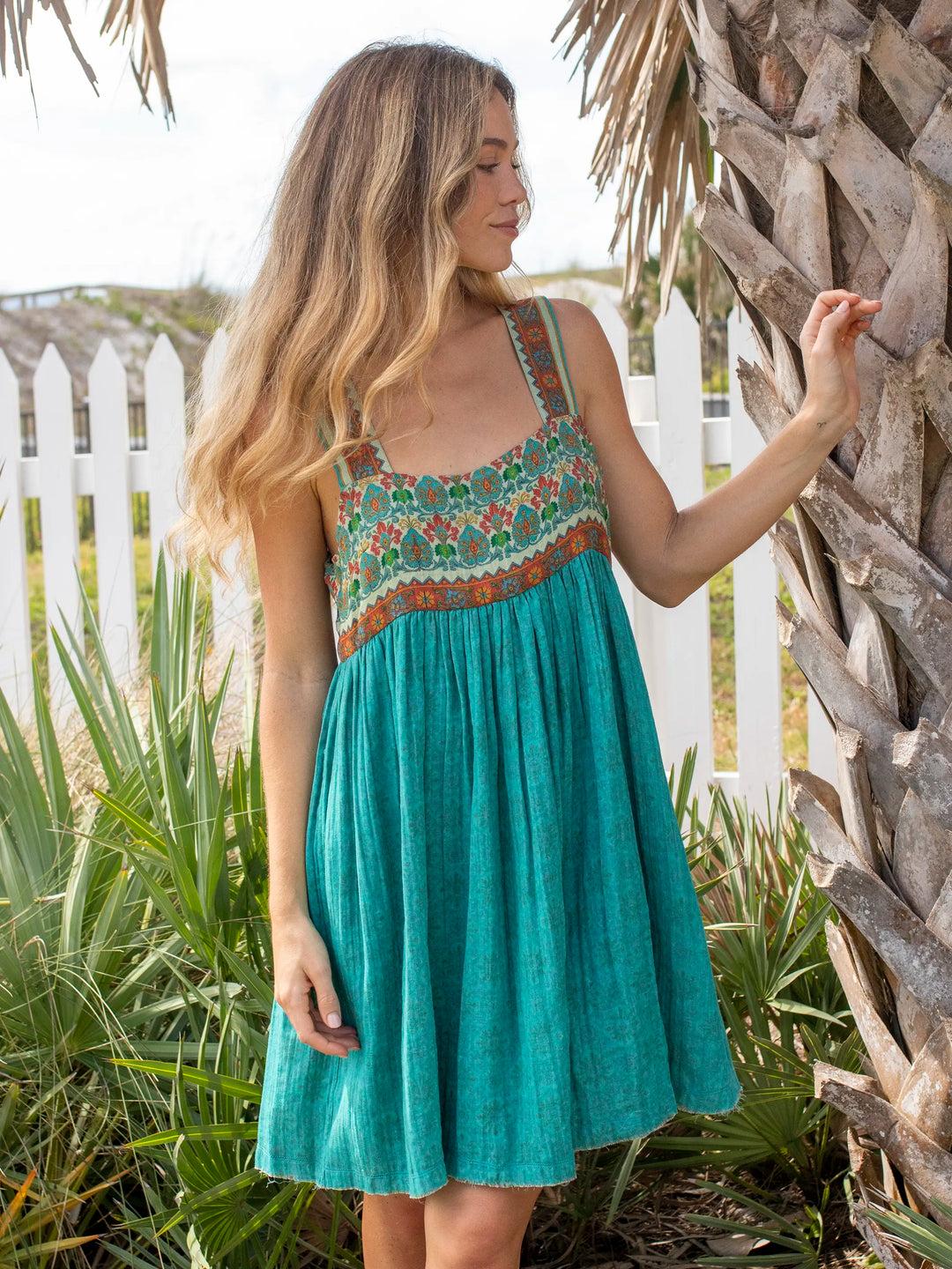 Tricia Reversible Cotton Gauze Dress Product Image