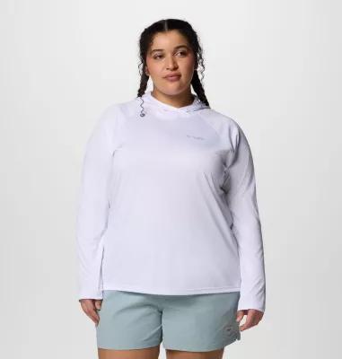 Columbia Womens PFG Tidal Tee II Hoodie - Plus Size- Product Image