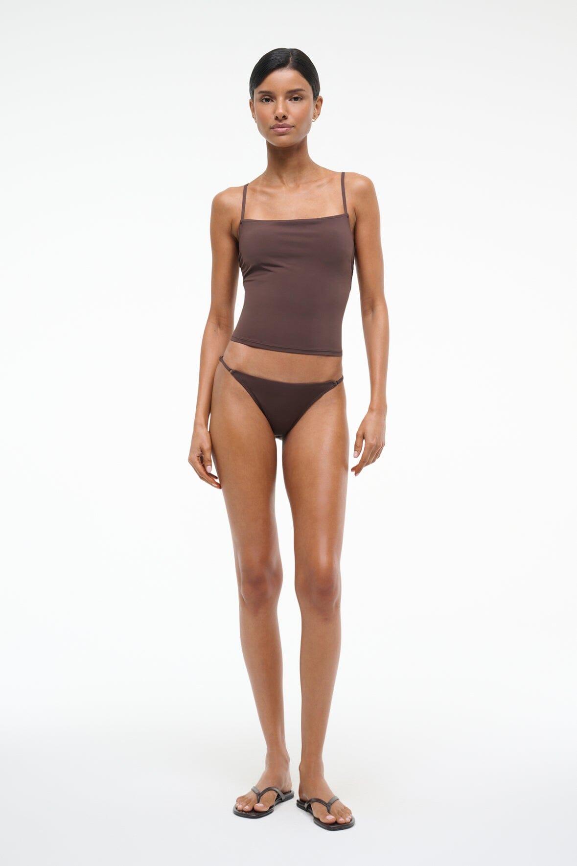 CLEO TANKINI TOP | DARK CHOCOLATE Product Image