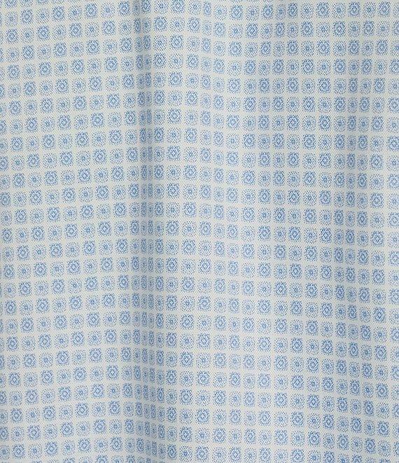 Daniel Cremieux Signature Label Non-Iron Square Geometric Oxford Long Sleeve Woven Shirt Product Image