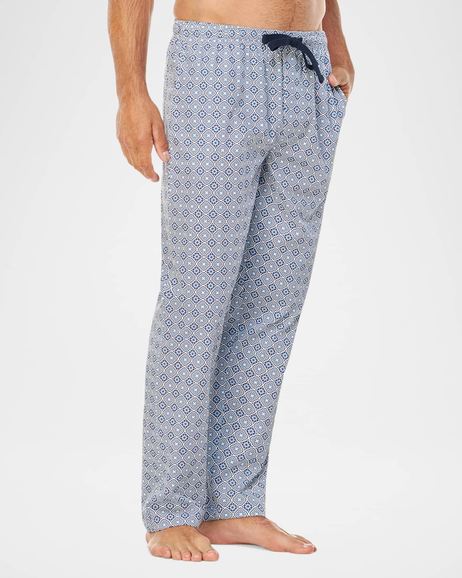 Men's Cotton Grecian-Print Lounge Pants Product Image