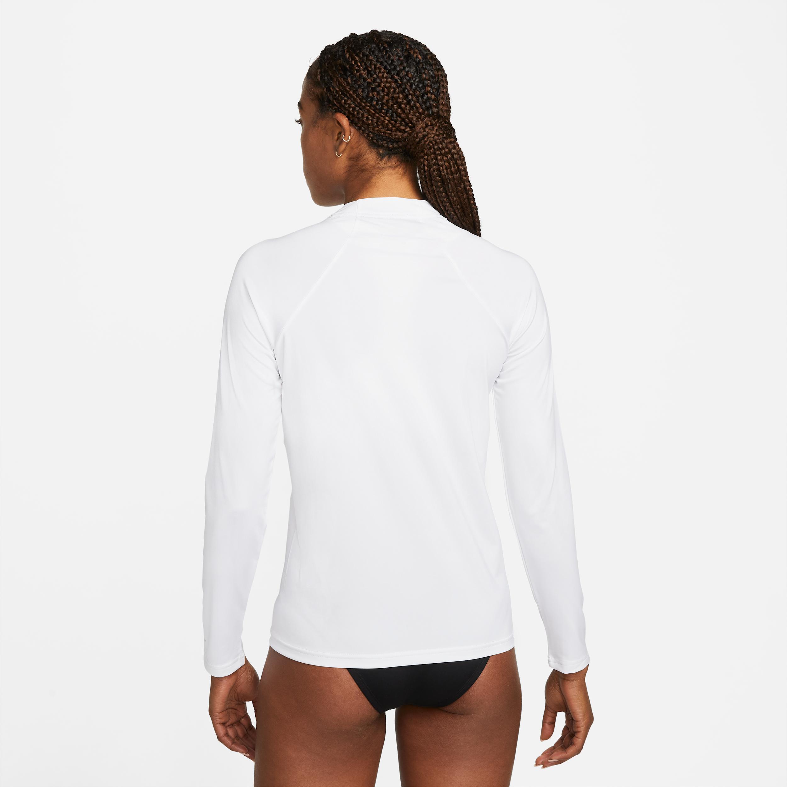 Nike Womens Essential Long-Sleeve Hydroguard Swim Shirt | NESSA386-100 Product Image