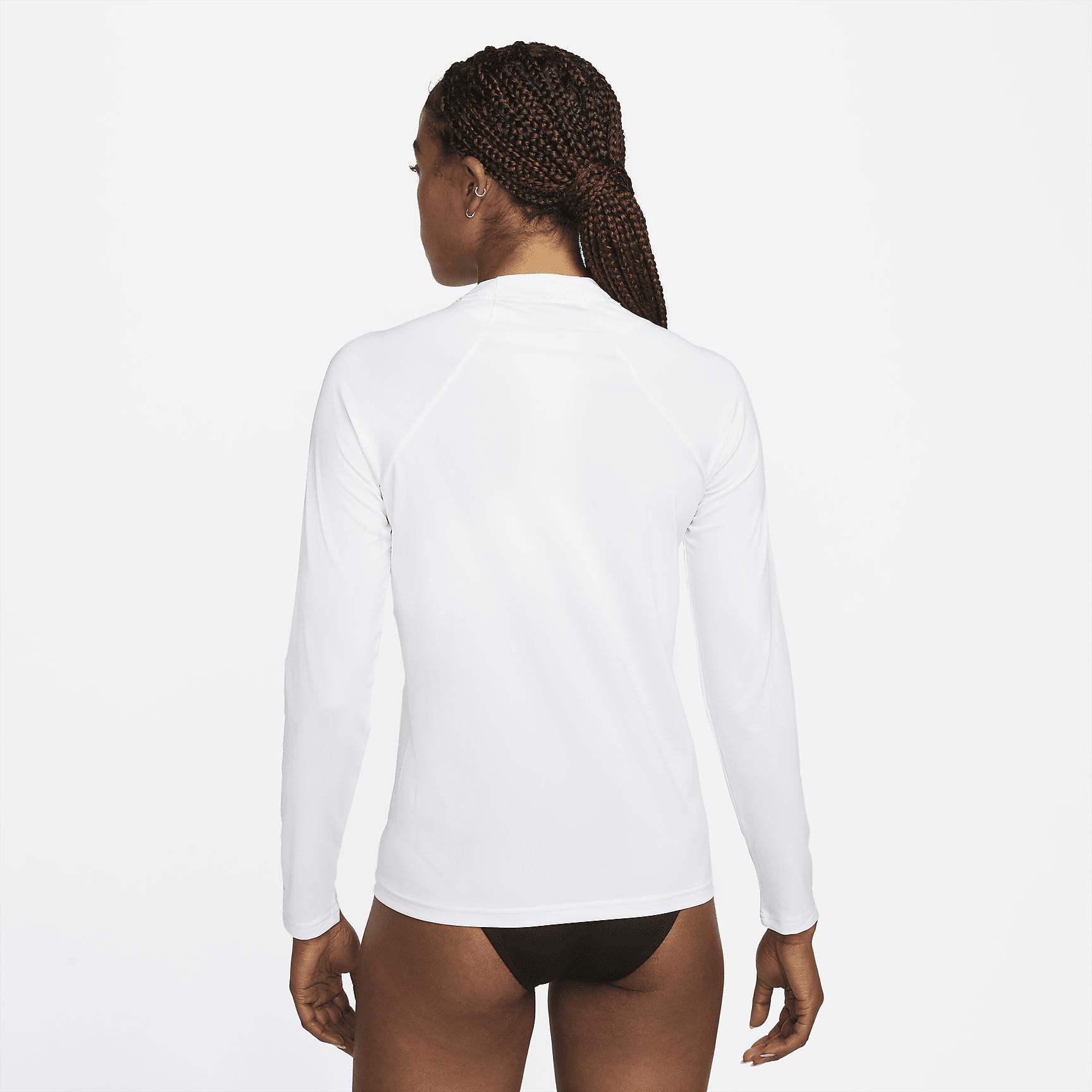 Nike Womens Essential Long-Sleeve Hydroguard Swim Shirt | NESSA386-100 Product Image