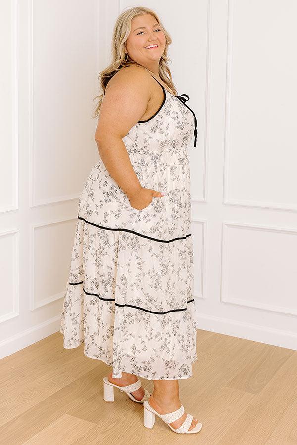 Wildflower Fields Midi Dress Curves Product Image