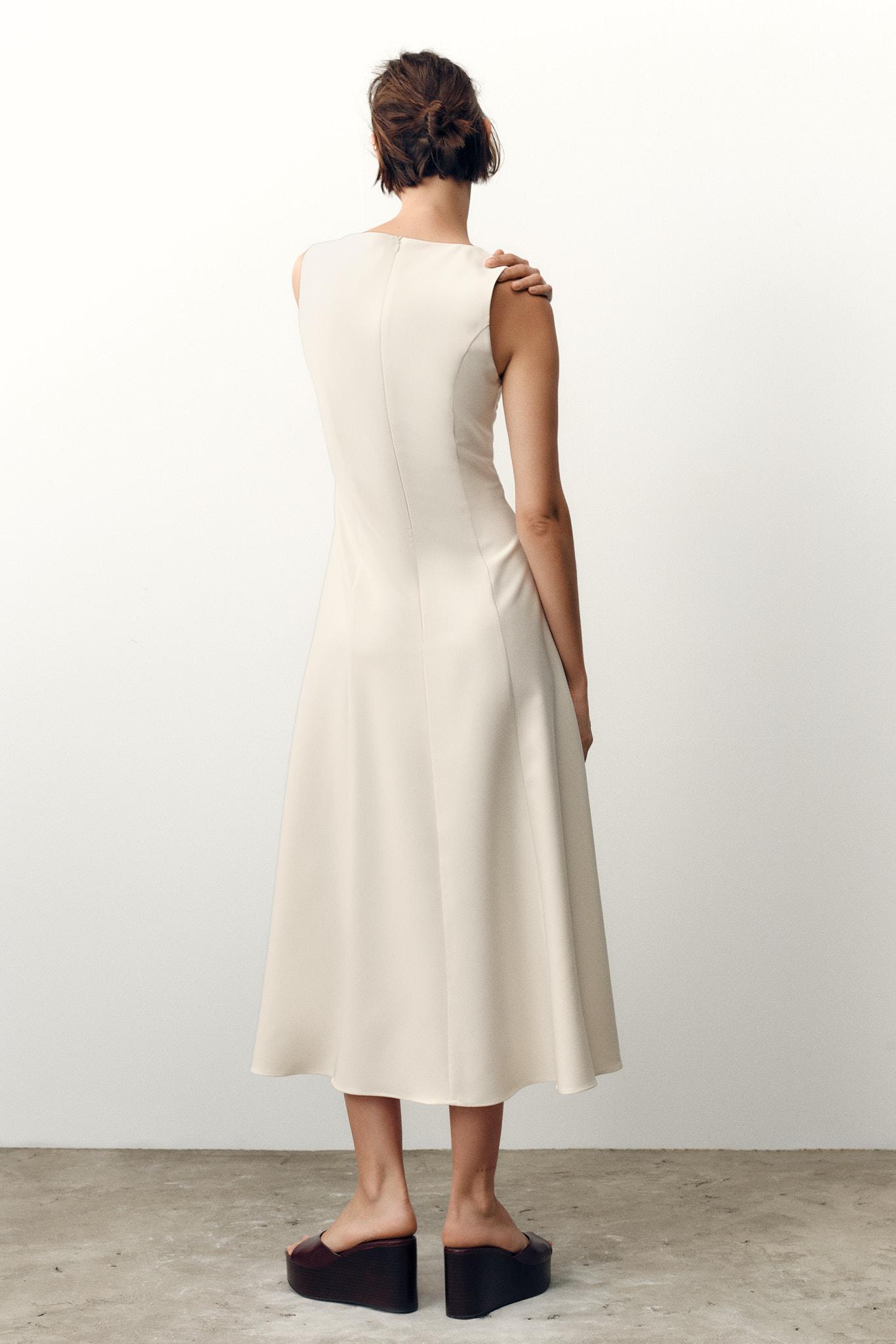 MIDI BELTED DRESS Product Image