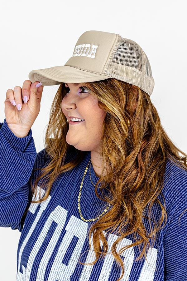 Florida Embroidered Trucker Hat Product Image