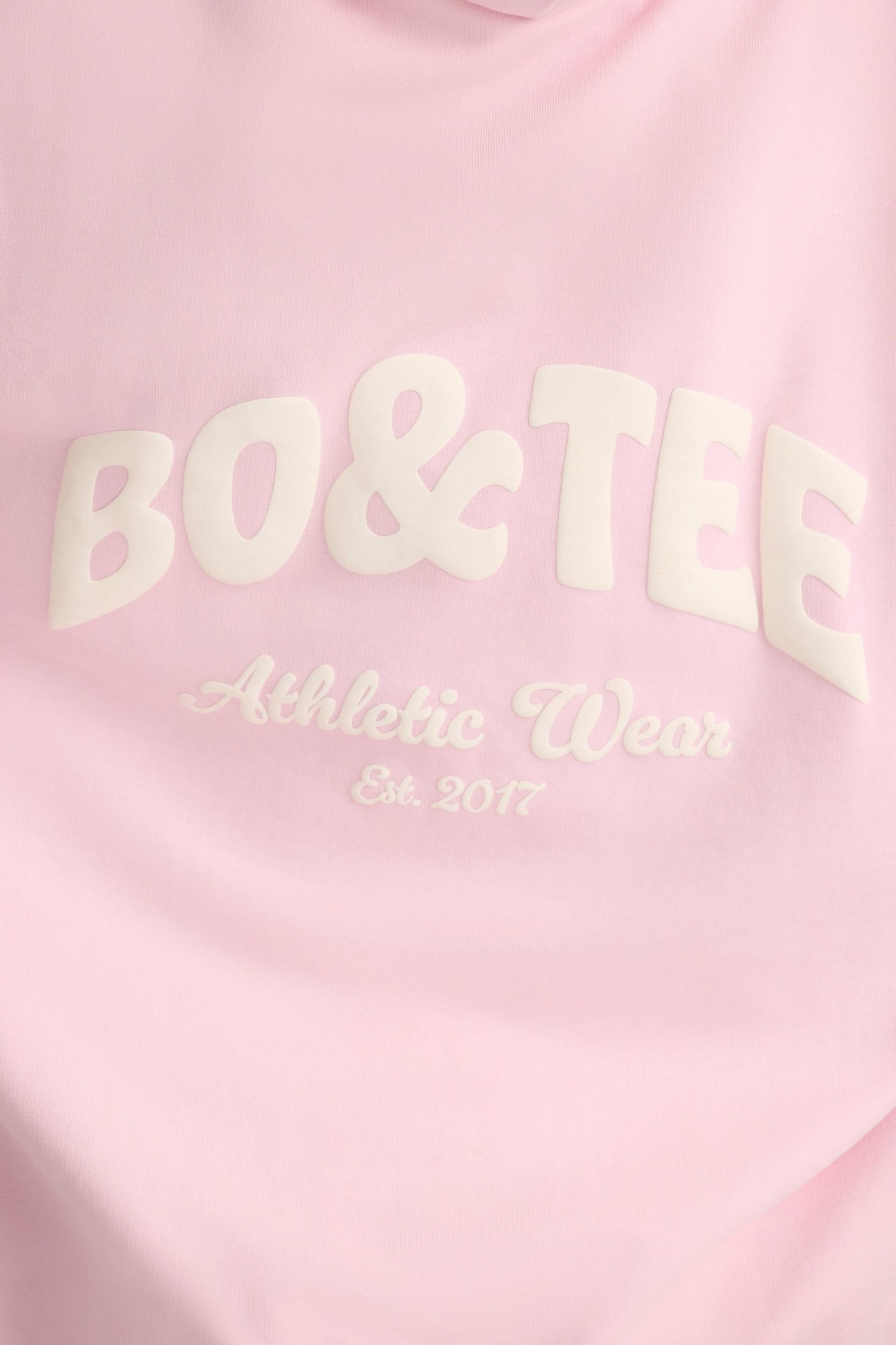 Oversized Hoodie in Soft Pink Product Image