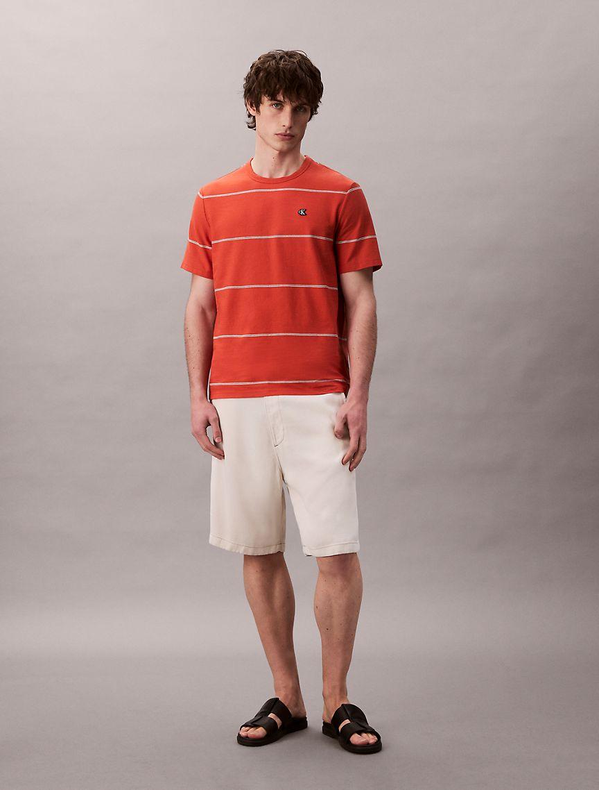 Cotton Stripe Relaxed T-Shirt  Product Image