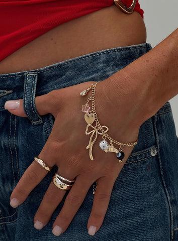 Good Luck Babe Charm Bracelet Multi Product Image