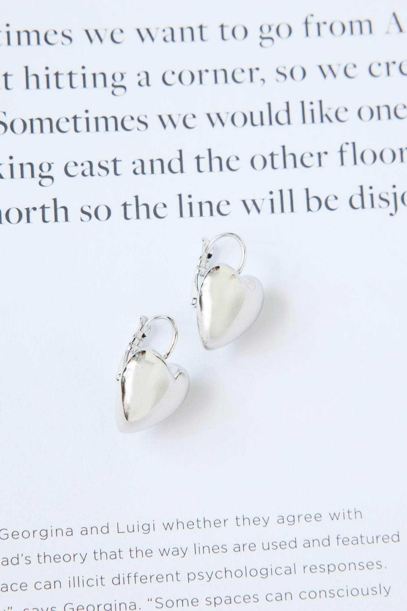 Into Love Earrings Silver Product Image