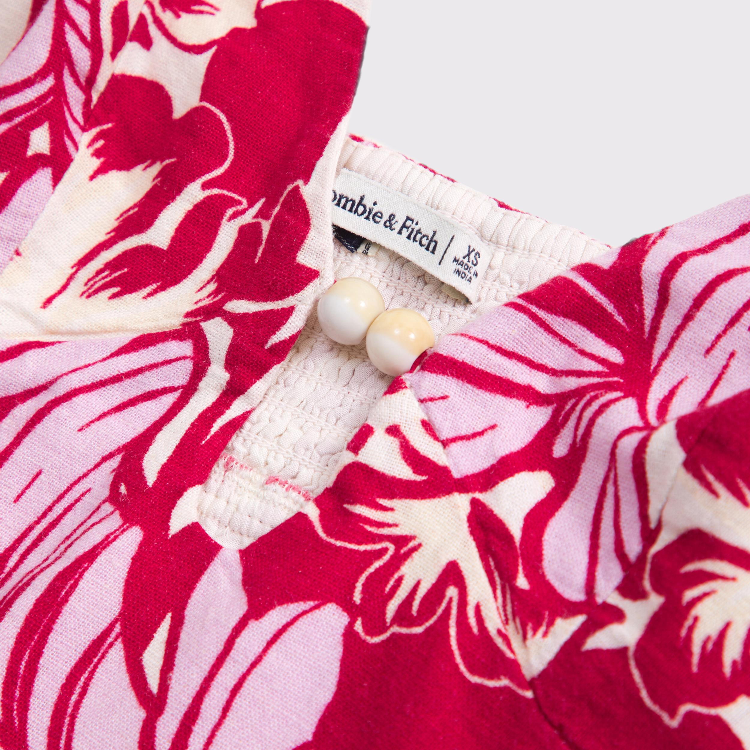 Linen-Blend Beaded Cami Product Image