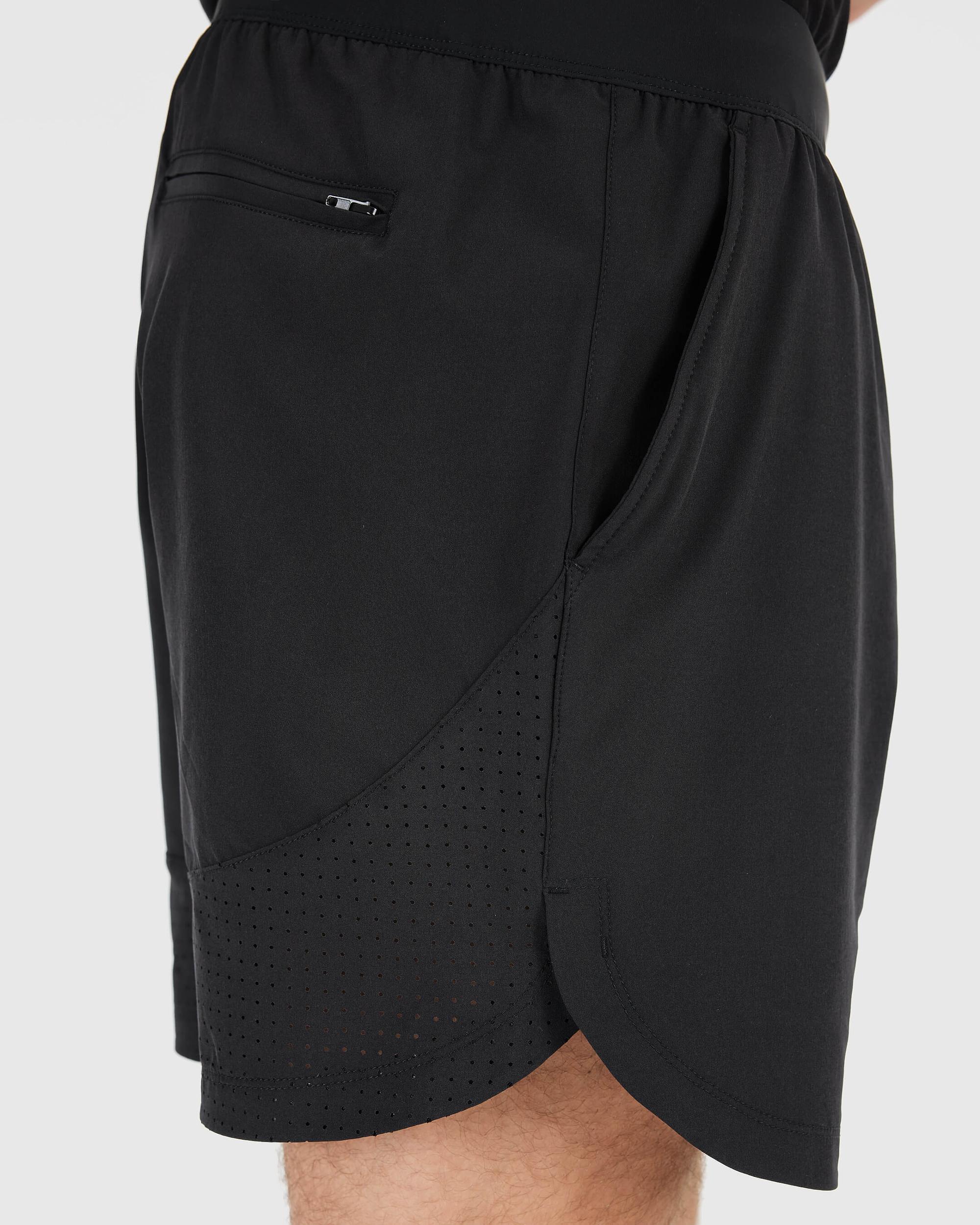 7" Black Active Training Shorts Product Image
