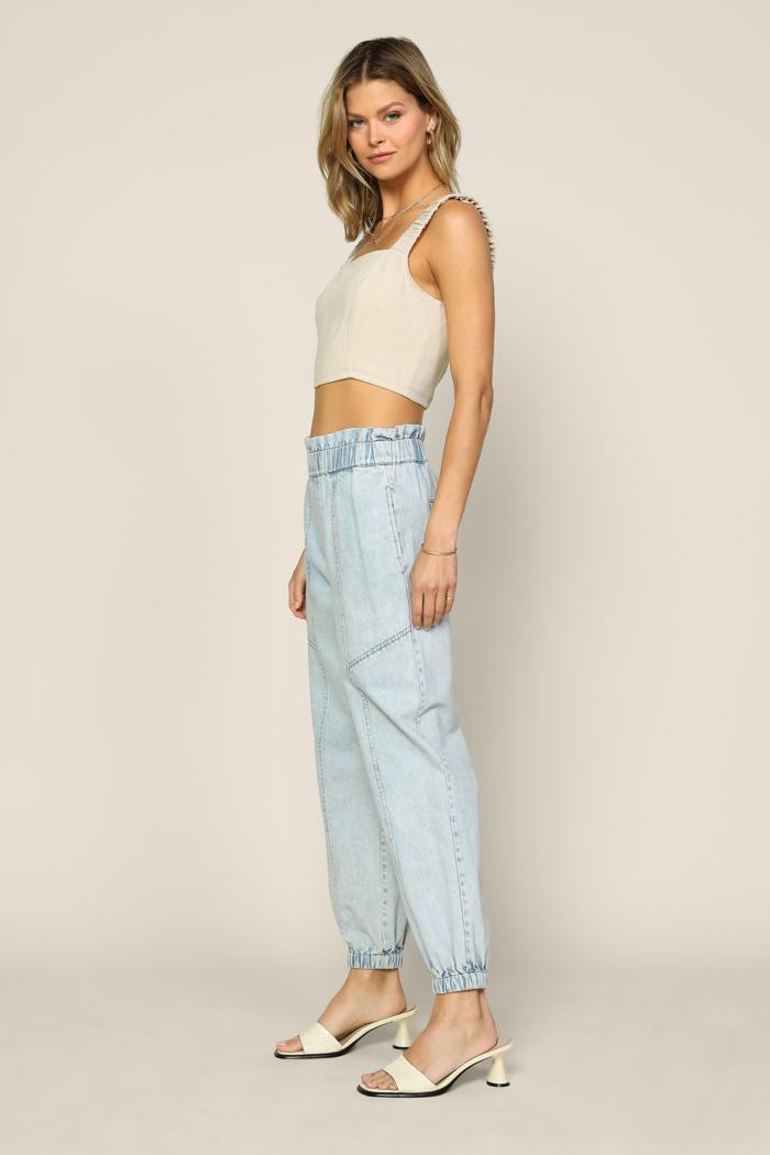 Smocked Crop Top Product Image