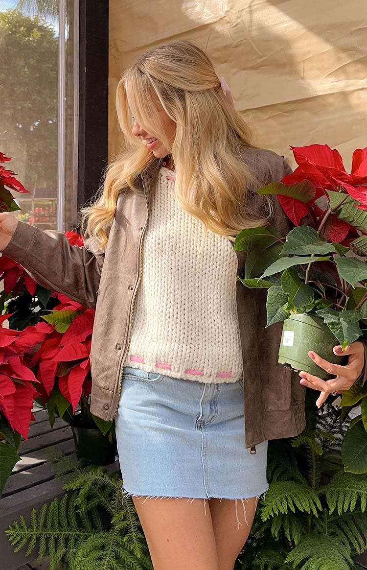 Bea Cream Sweater Product Image