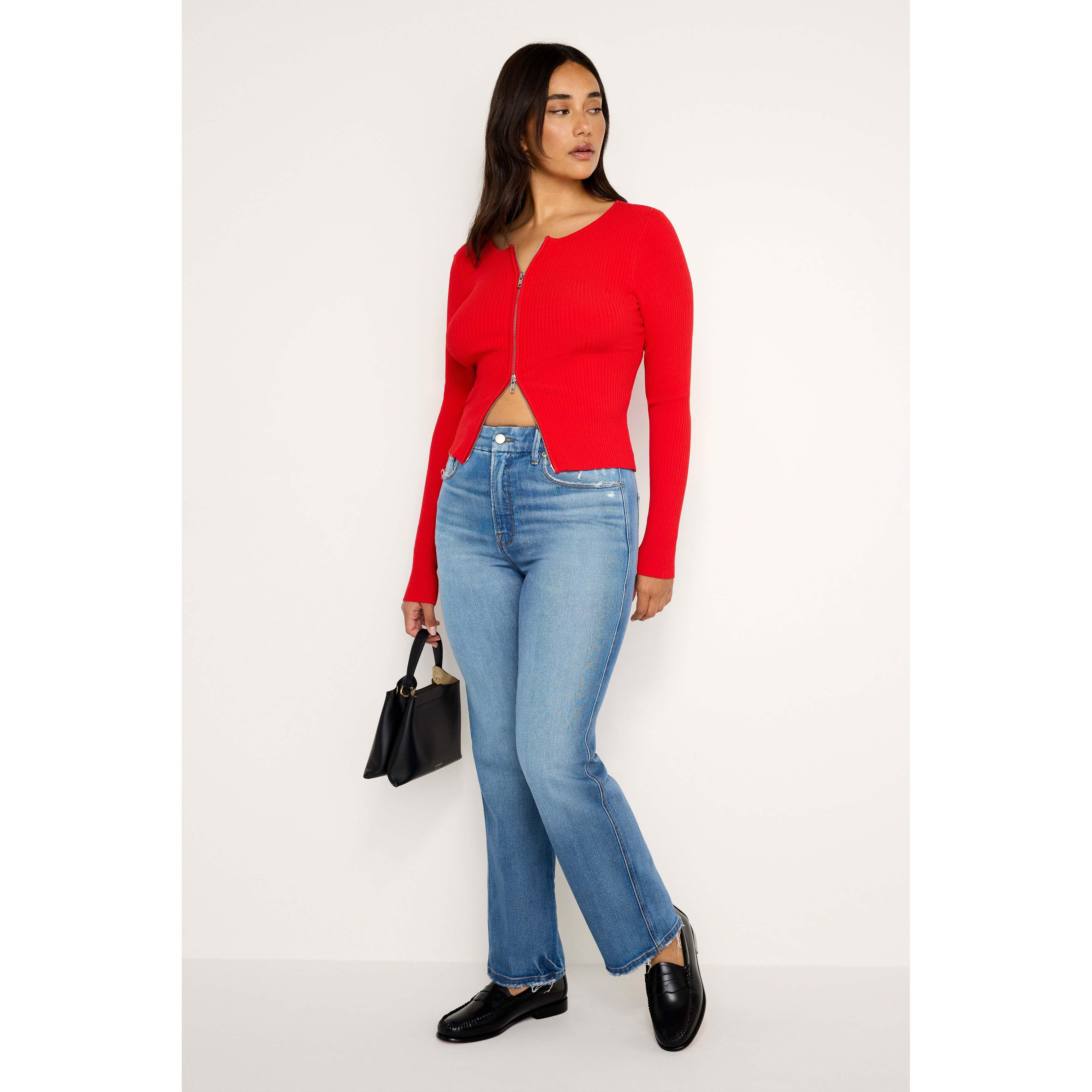 Womens Good Curve Straight Jeans | Indigo, Size 00 | Good American by Khlo Kardashian Product Image