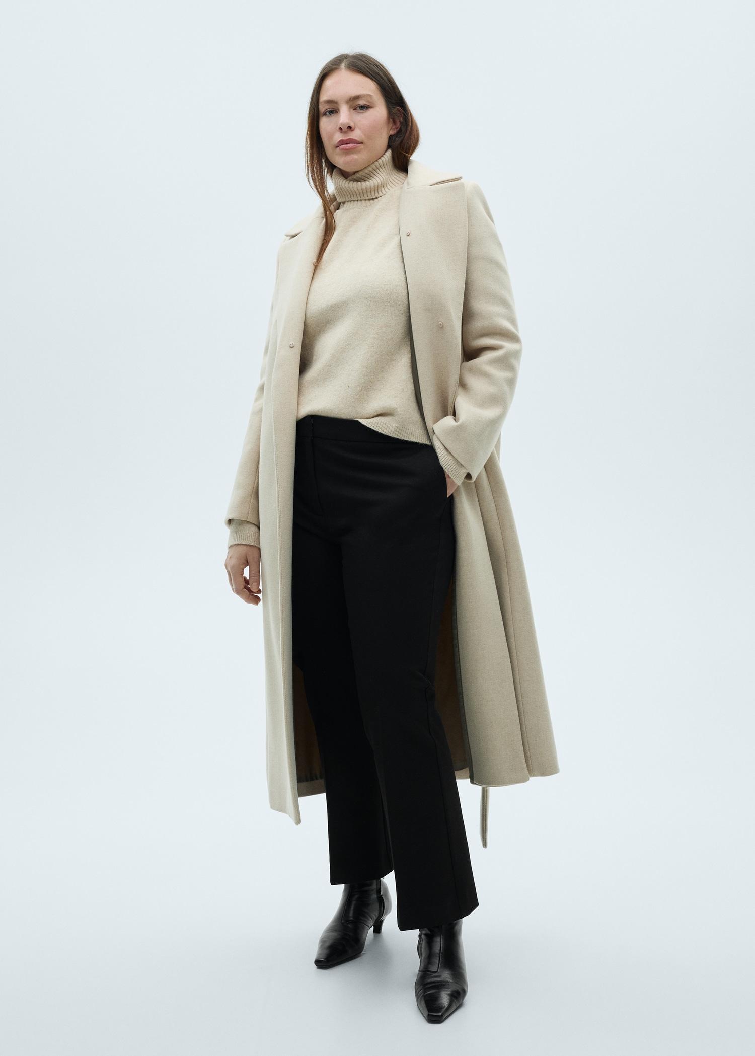 Flared flowing pants - Women | MANGO USA Product Image