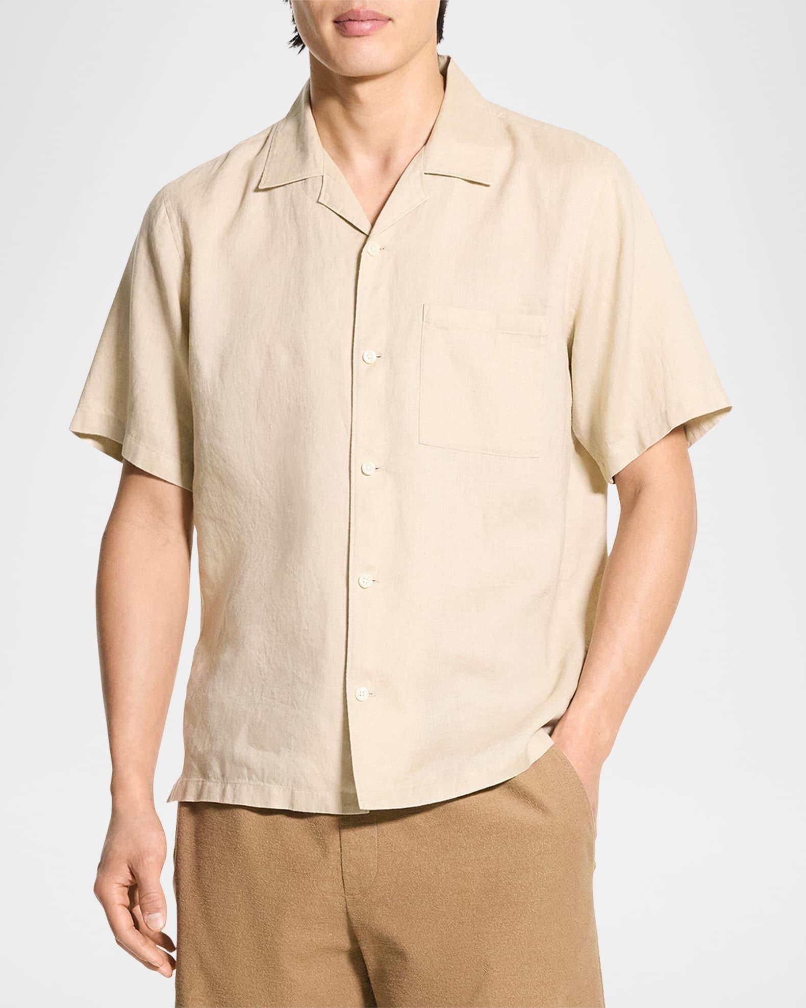 Men's Noll Linen Camp-Collar Shirt Product Image