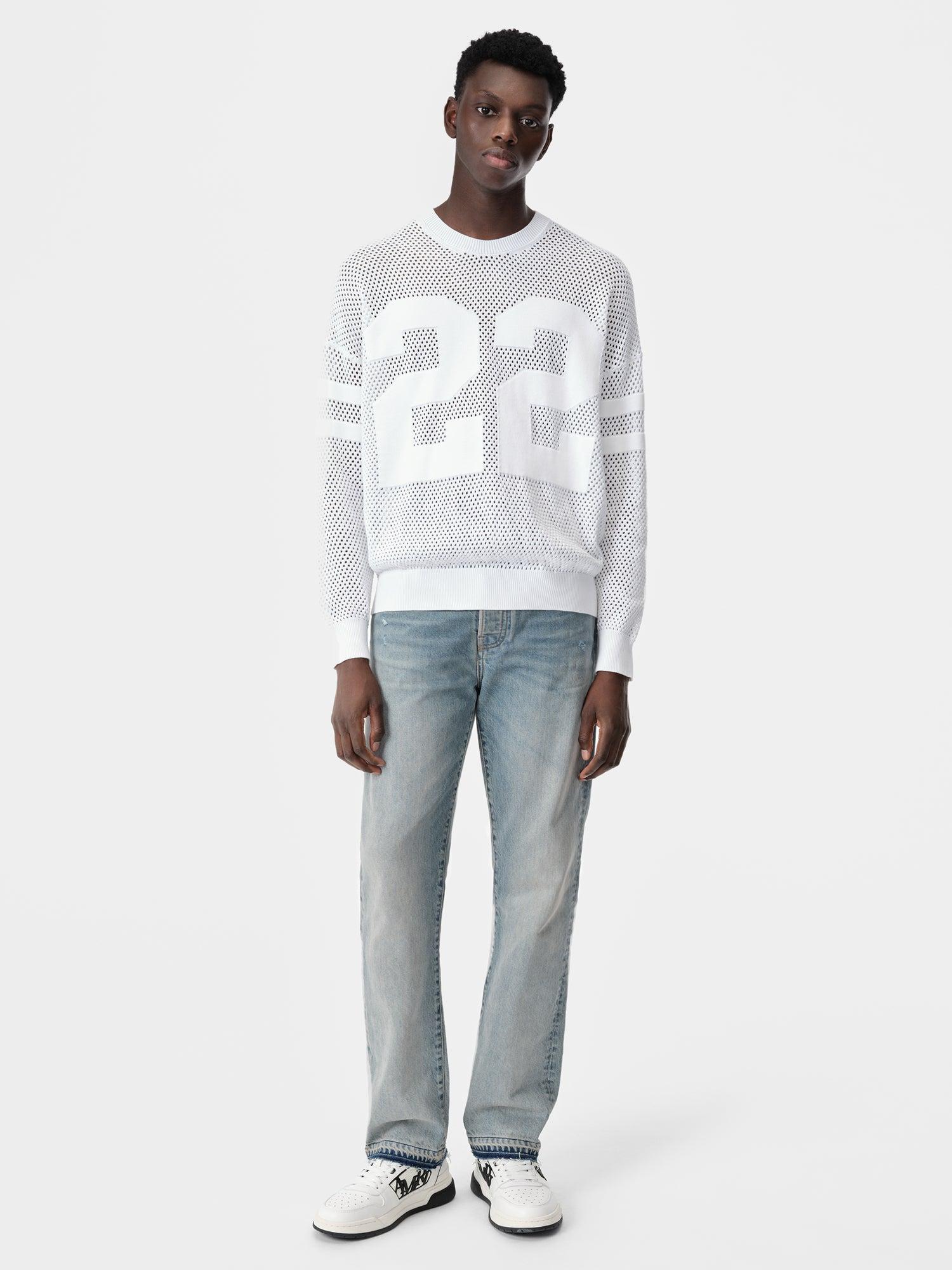 AMIRI 22 CREWNECK - White Male Product Image