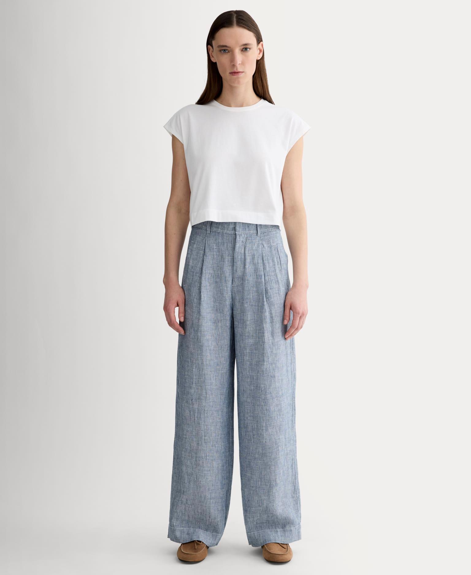 Womens Linen Way-High Drape Pant by Everlane Size 0 Product Image