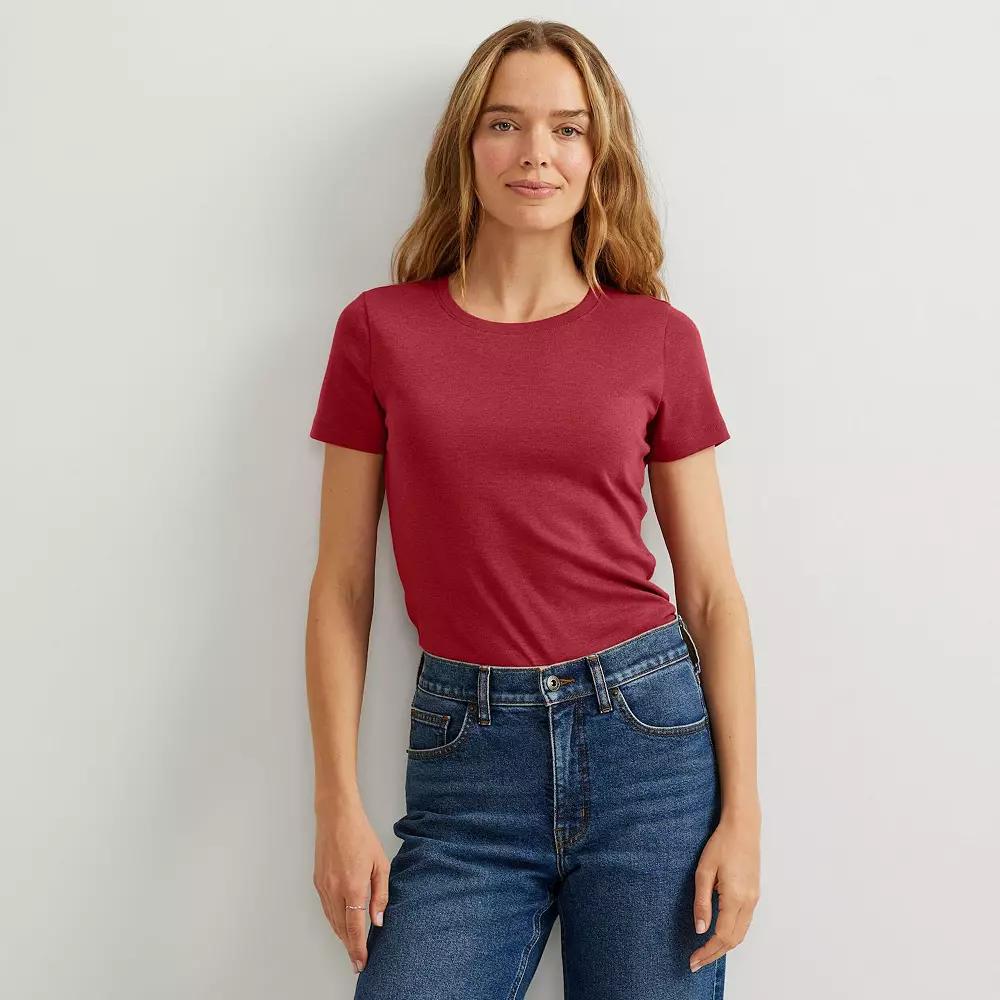Women's Eddie Bauer Favorite Short Sleeve Crew Tee,  Product Image