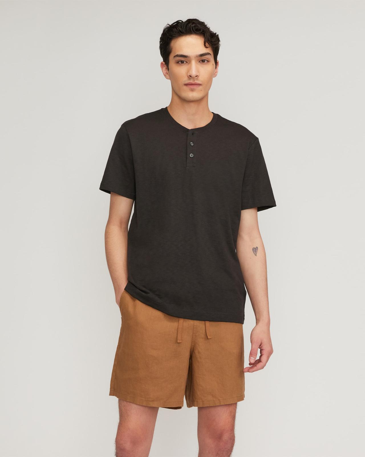 The Cotton Slub Henley Product Image