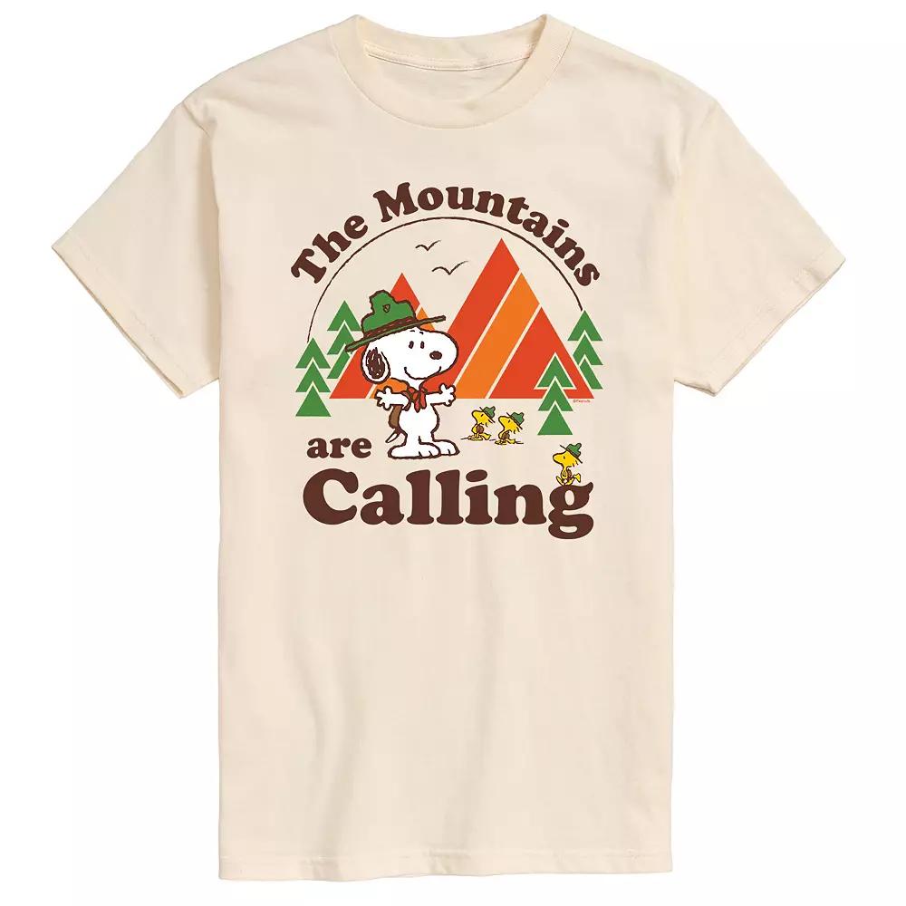 Men's Peanuts Mountains Are Calling Tee,  Product Image