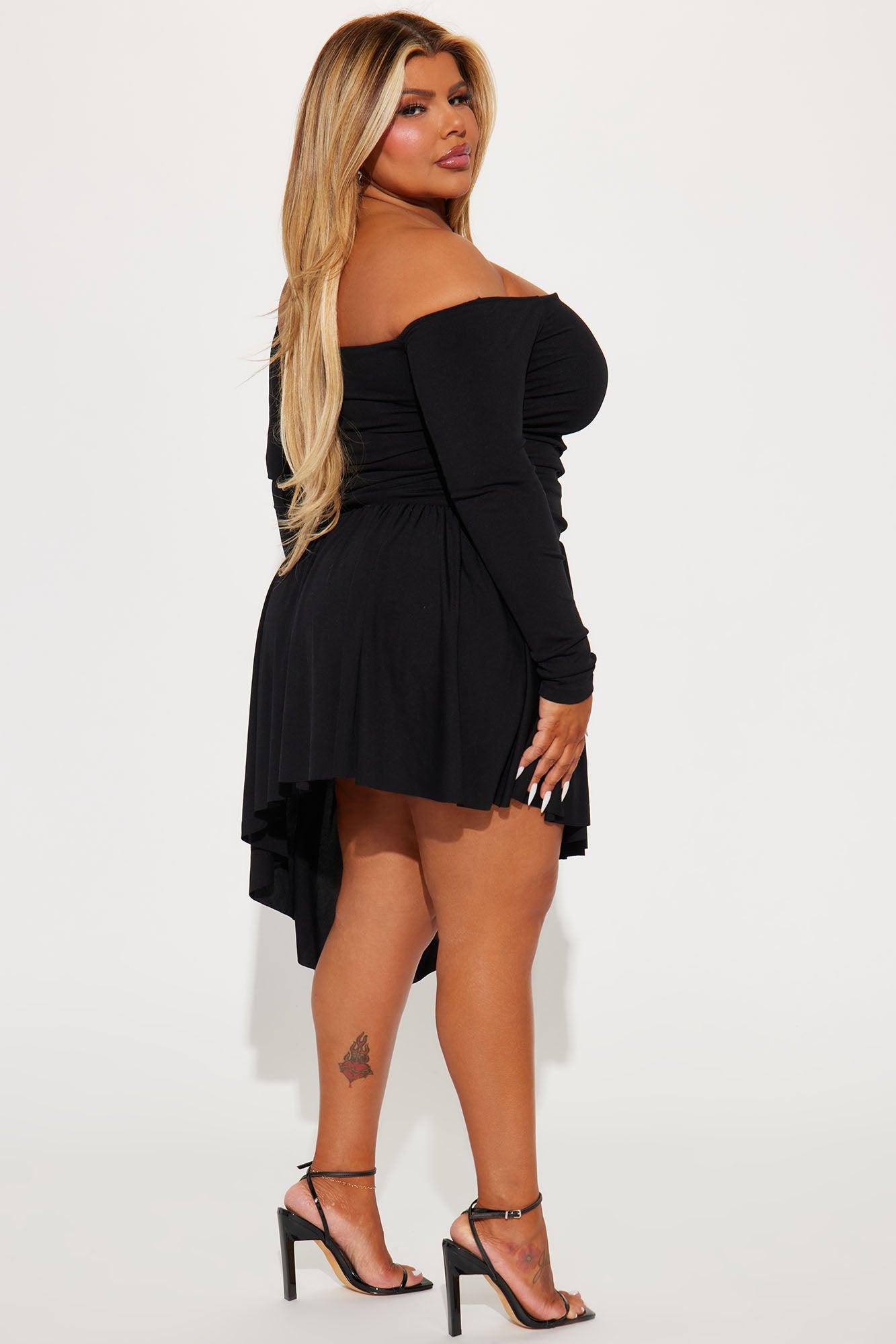 Runaway With Me Mini Dress - Black Product Image