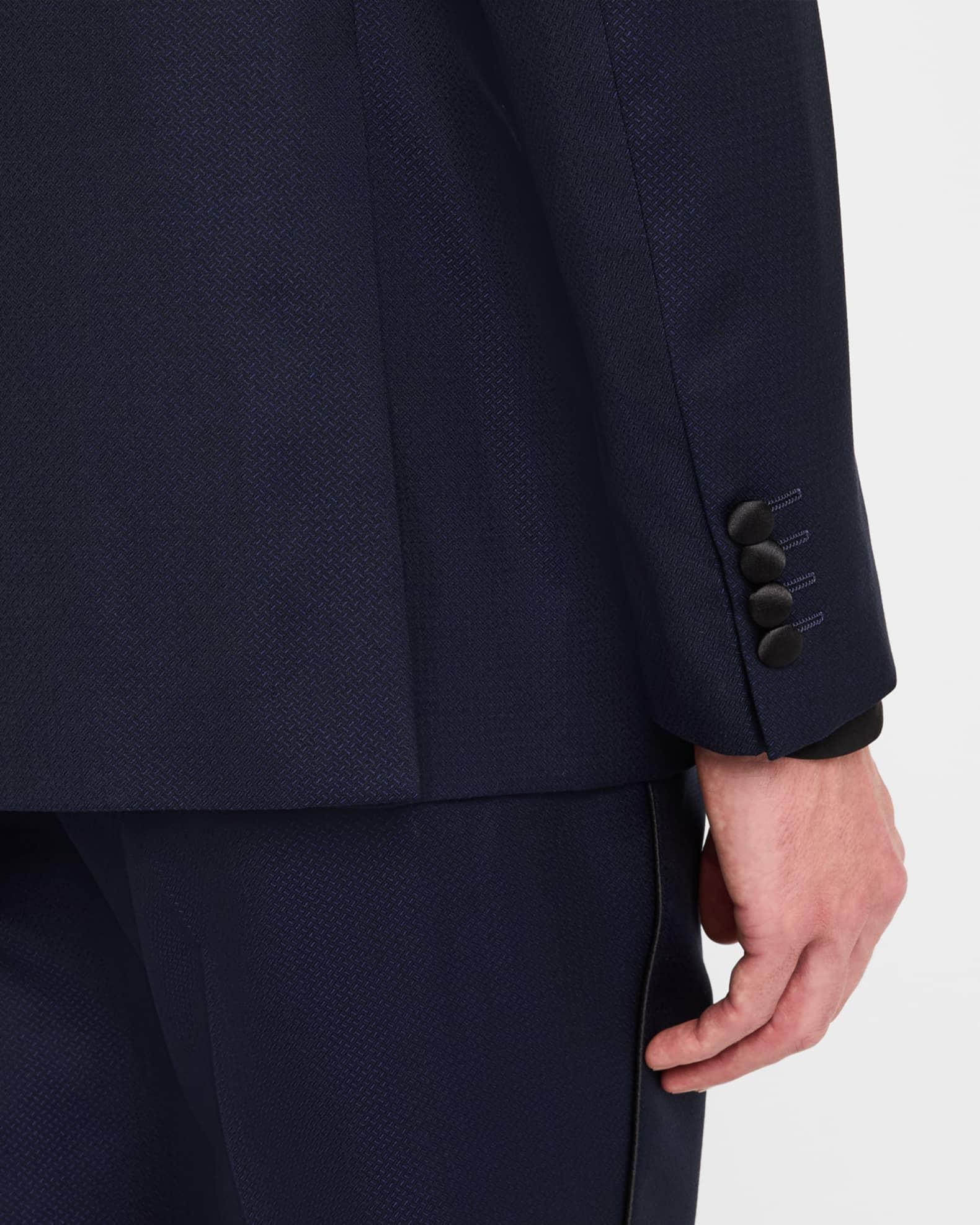 Men's Patterned Wool Peak Tuxedo Product Image